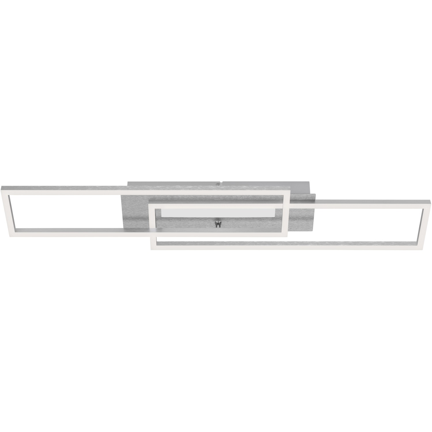 Brilo LED-Deckenleuchte Frame Mid Aluminium