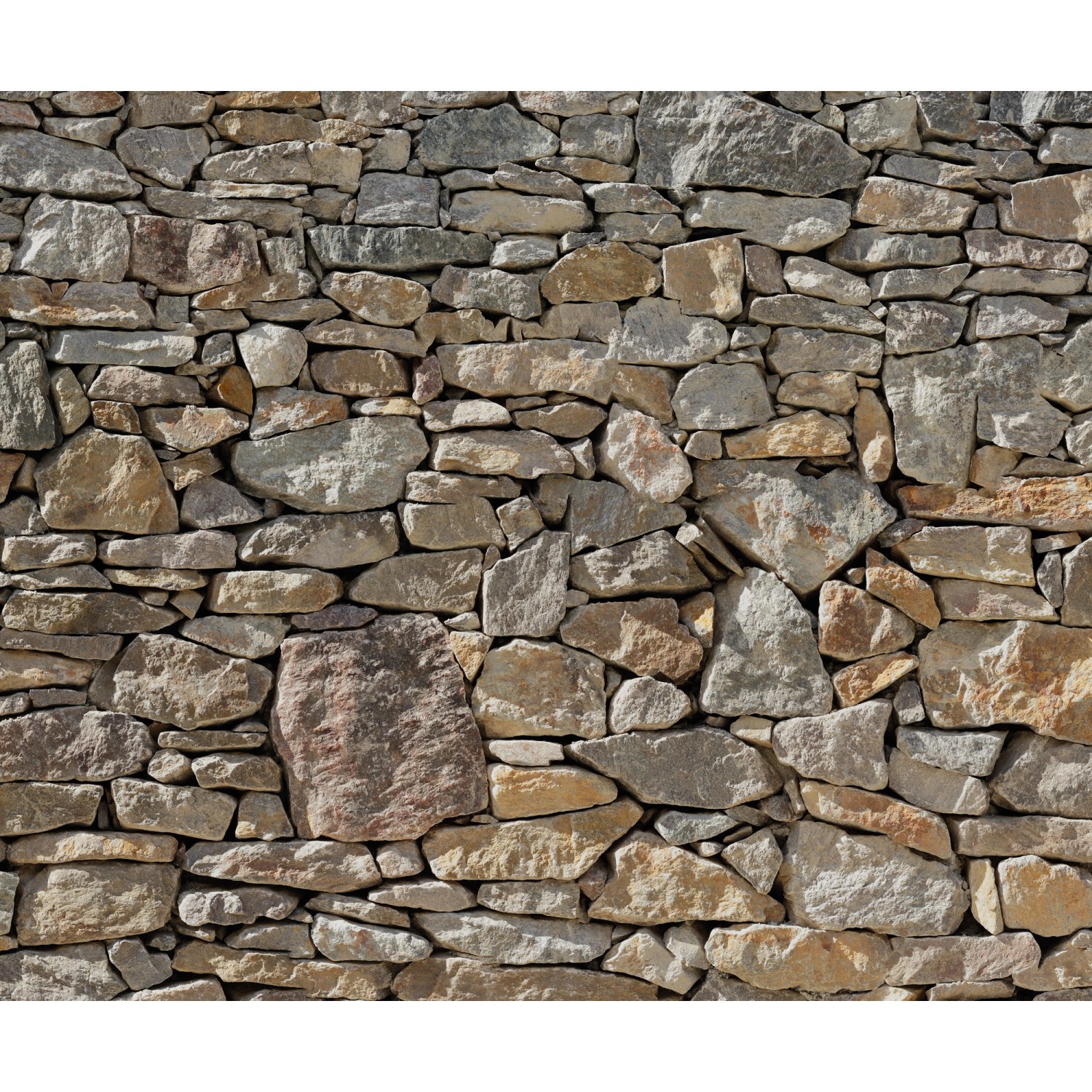 Komar Fototapete Vlies Stone Wall 300 x 250 cm