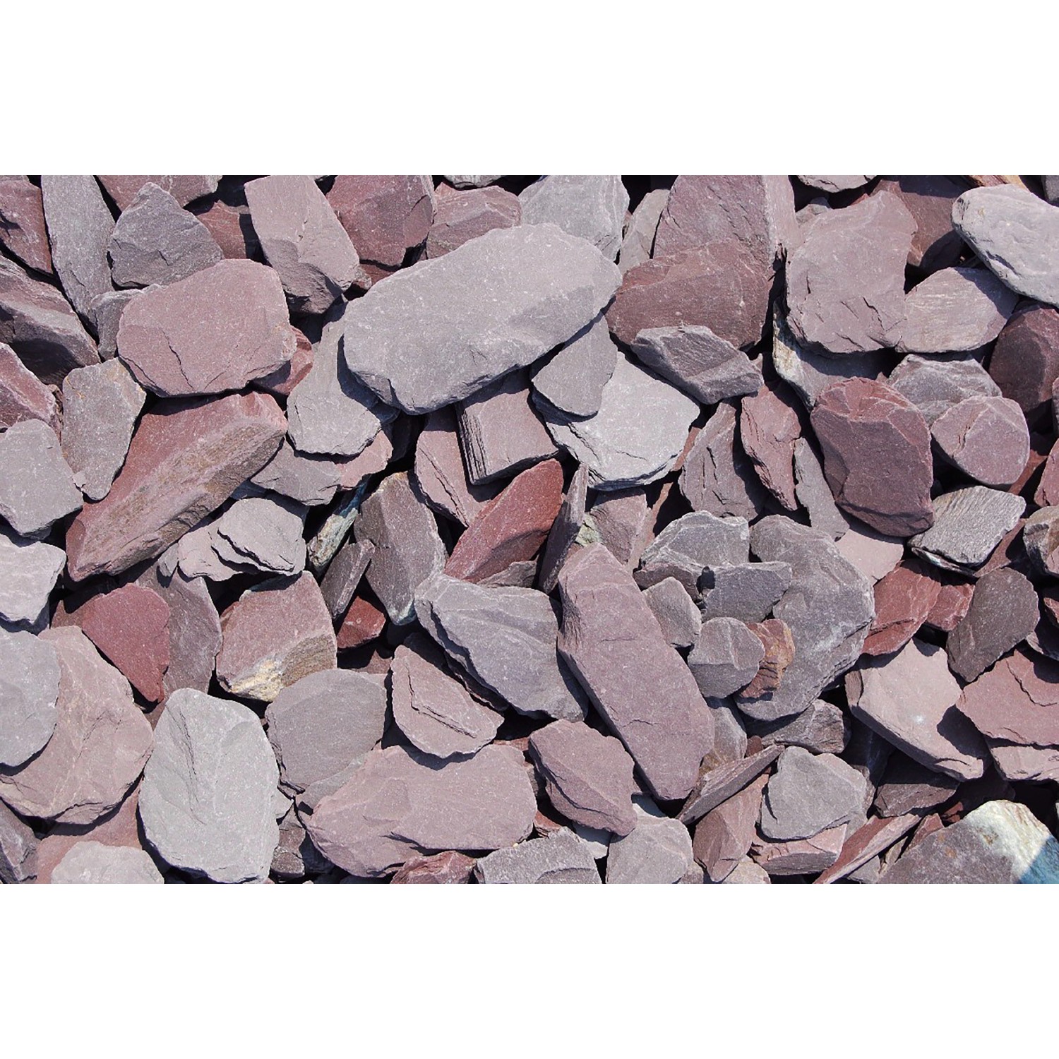 Schieferplättchen Provence 30 - 60 mm 20 kg PE-Sack