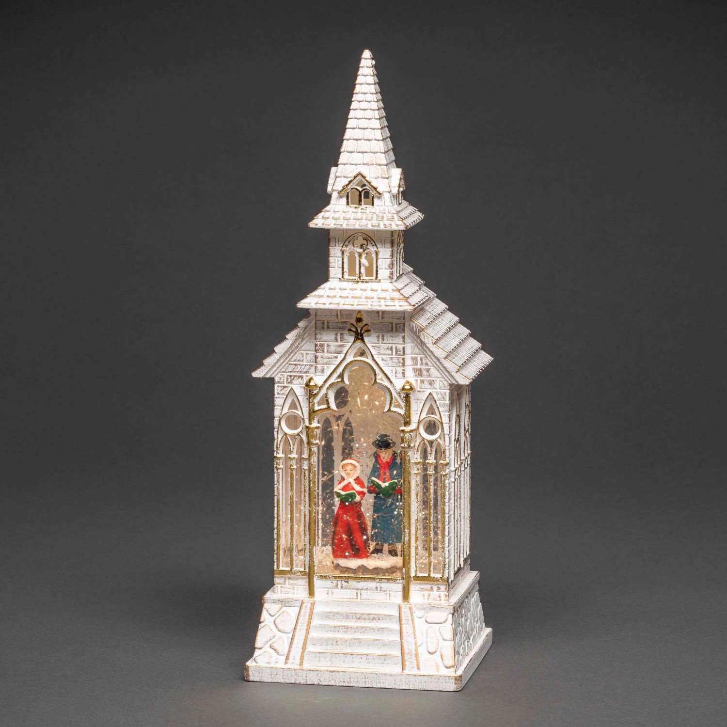 Konstsmide LED Kirche Weiß 1 LED Warmweiß