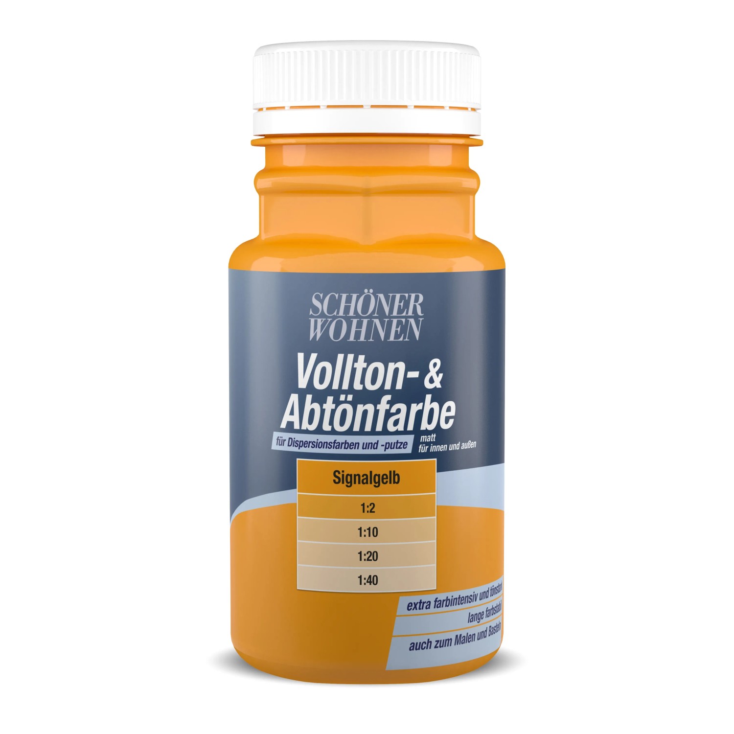 Schöner Wohnen Voll- und Abtönfarbe Signalgelb 125 ml