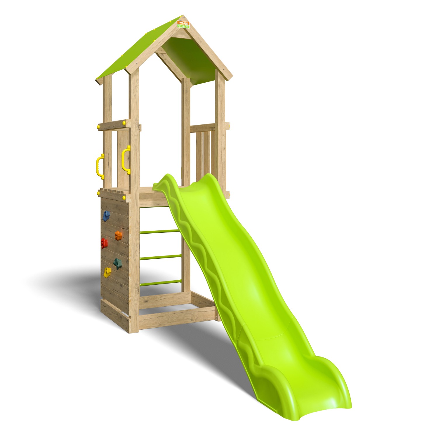 Trigano Spielturm Sunny Xperience 2,74 m Inkl. Rutsche und Sandkasten