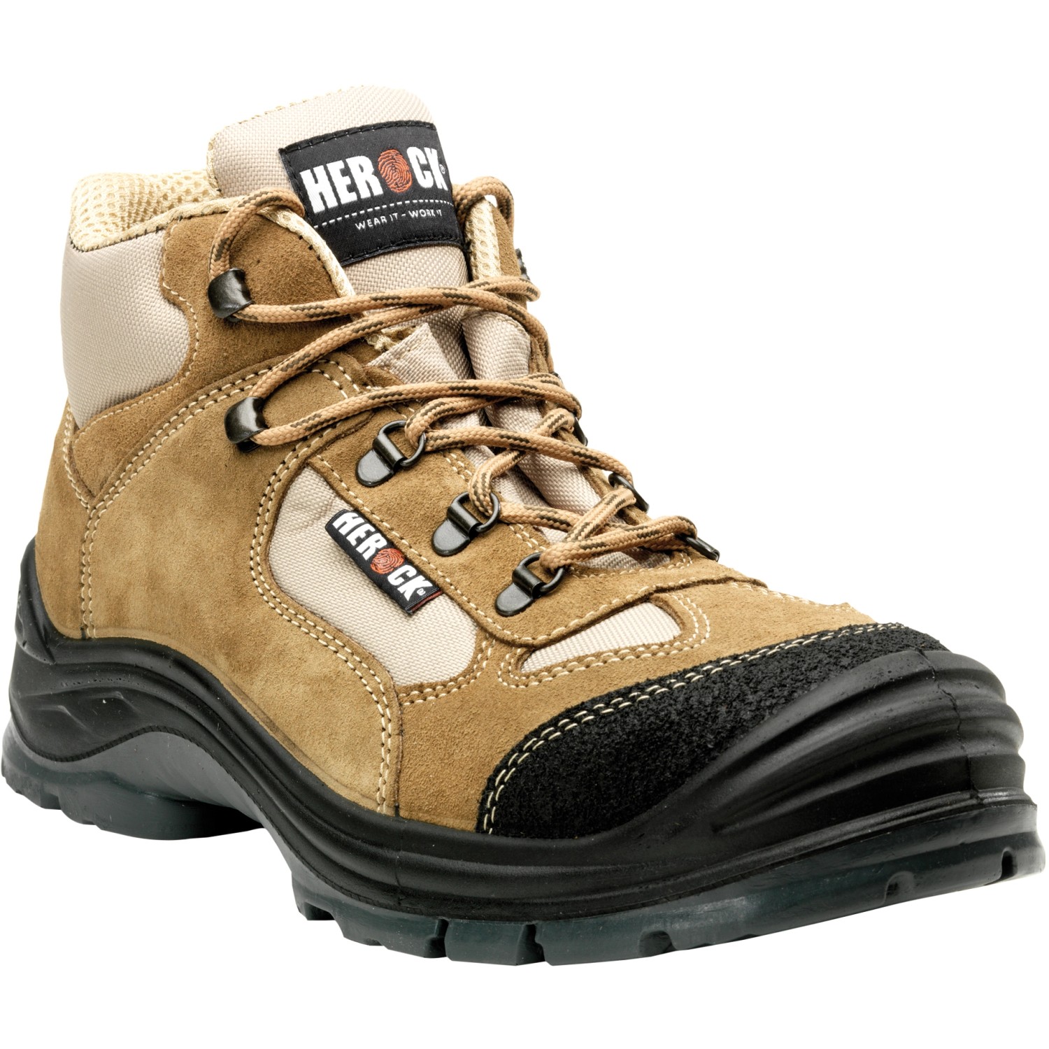 Herock Schuhe Cross High Compo S1P Beige 42