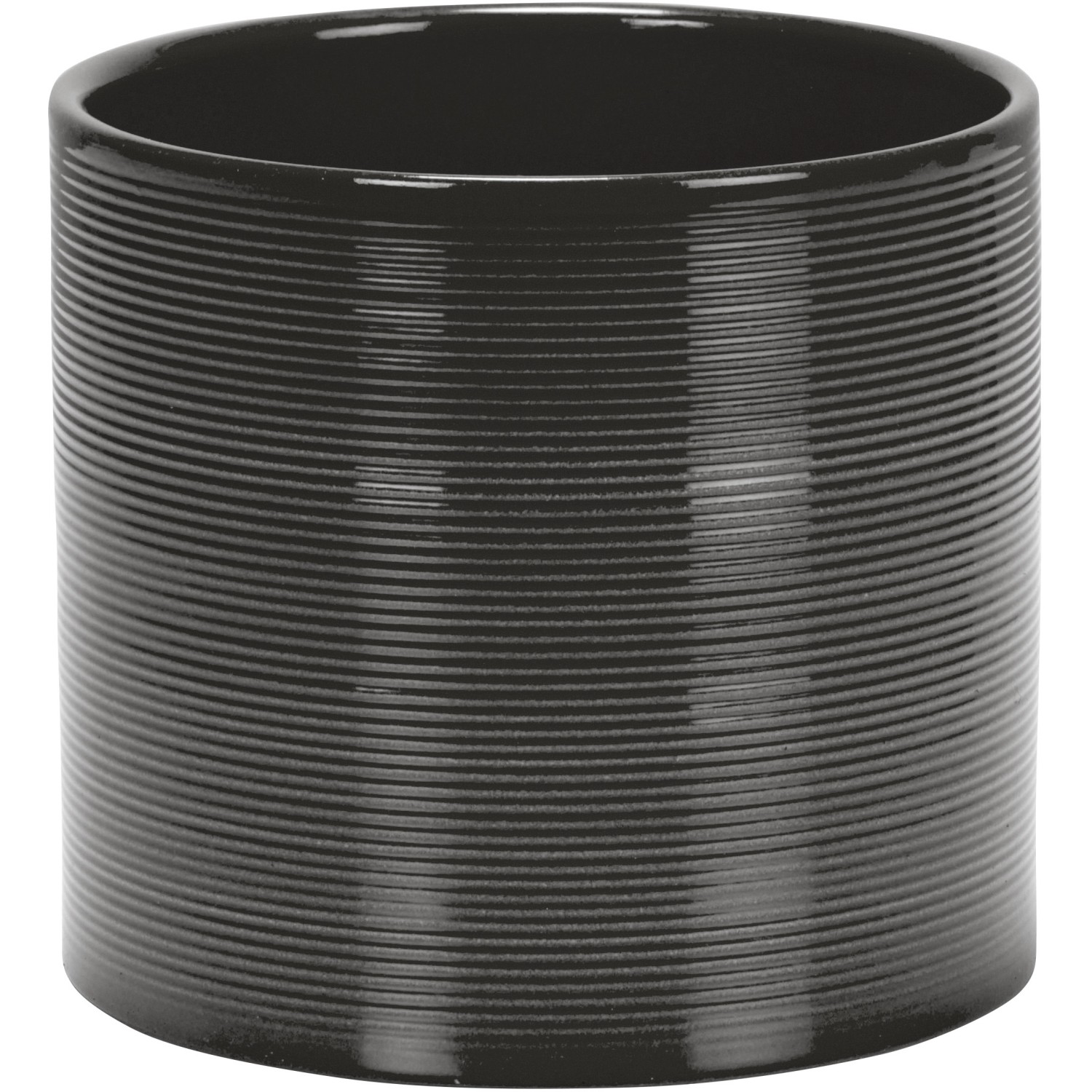 Scheurich Übertopf 828 Glass Grey Ø 19 cm x 17,7 cm