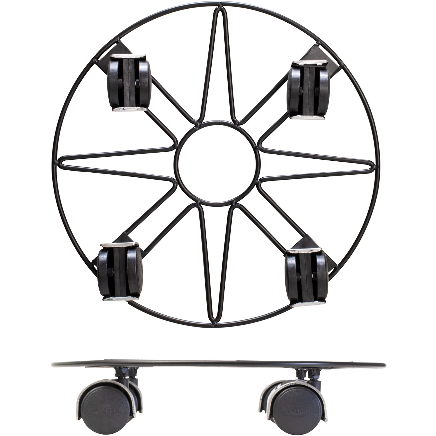 Wagner Multi Roller GH 0938 Stahl Tragkraft 60 kg Schwarz Ø 300 mm