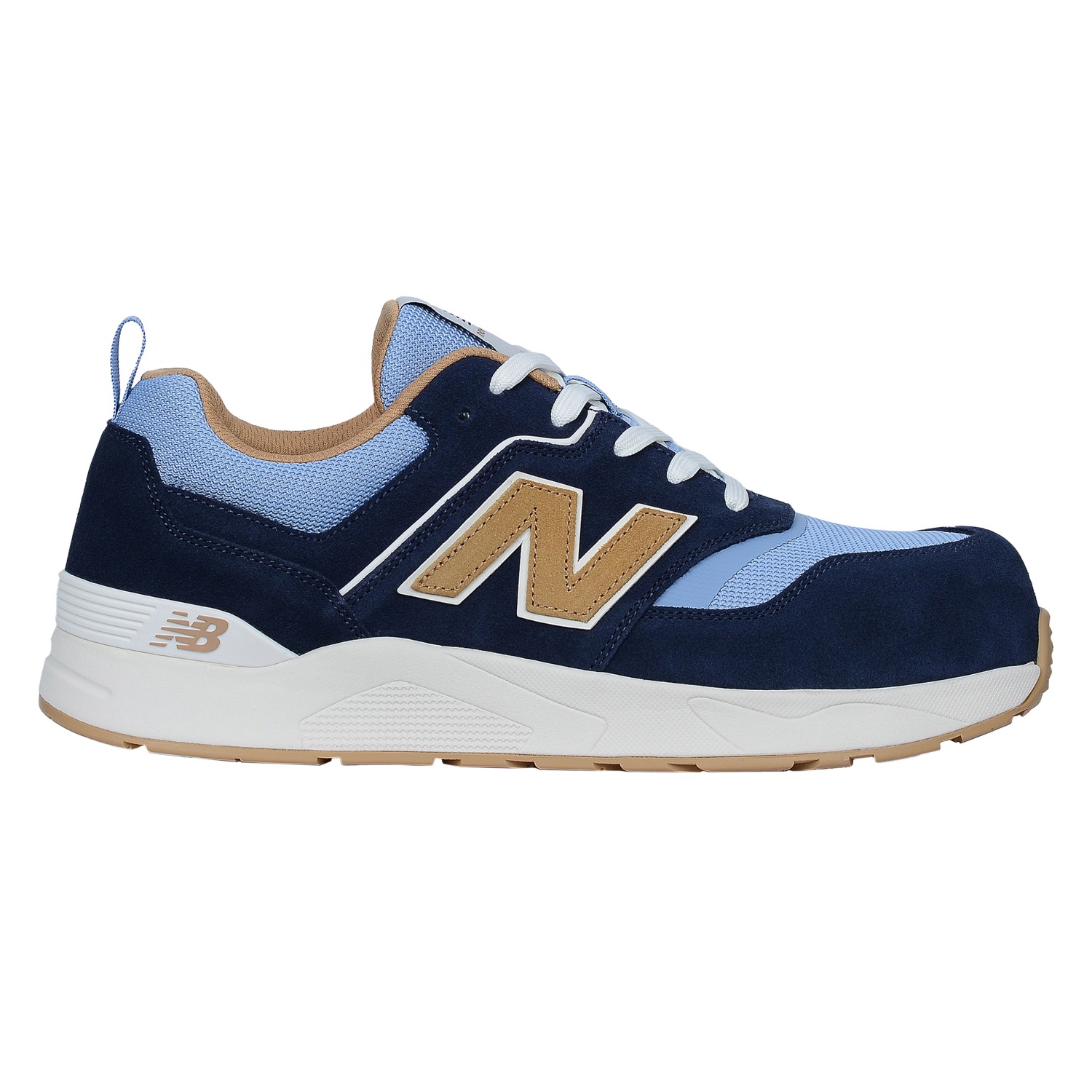 New Balance Sicherheitsschuhe Elite Lite S1 PL Blau-Coffee Gr. 40