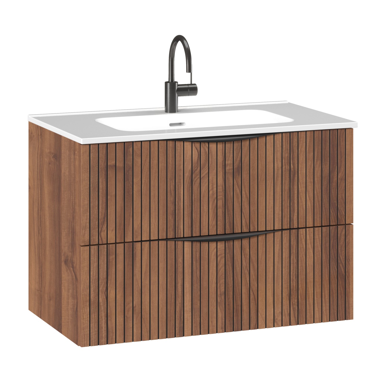 Randal Badmöbel Sakai 80 cm Nussbaumholz