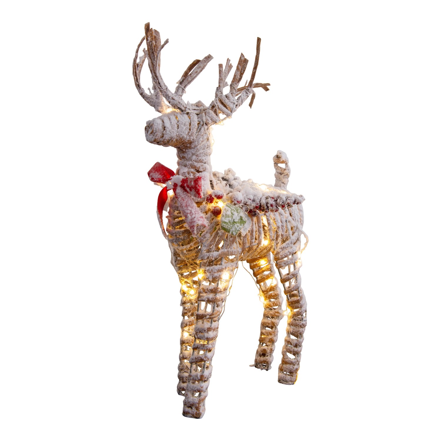 Näve LED Weihnachtsdeko Rentier Natur