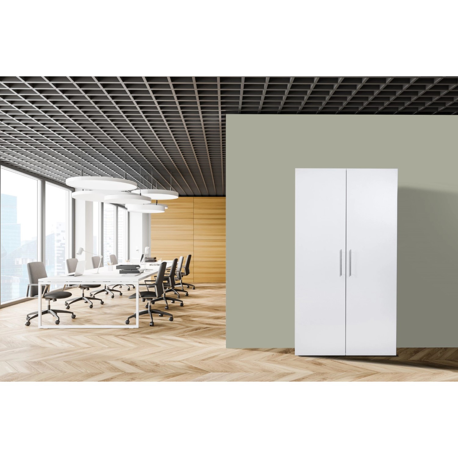 Respekta Schrankküche SKWW Weiß