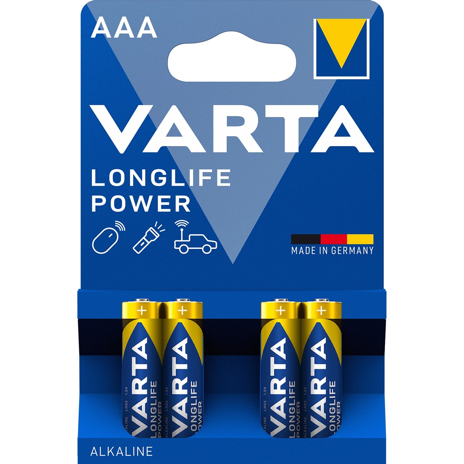 Varta Batterie Longlife Power AAA Micro LR03 MN2400 4er-Pack