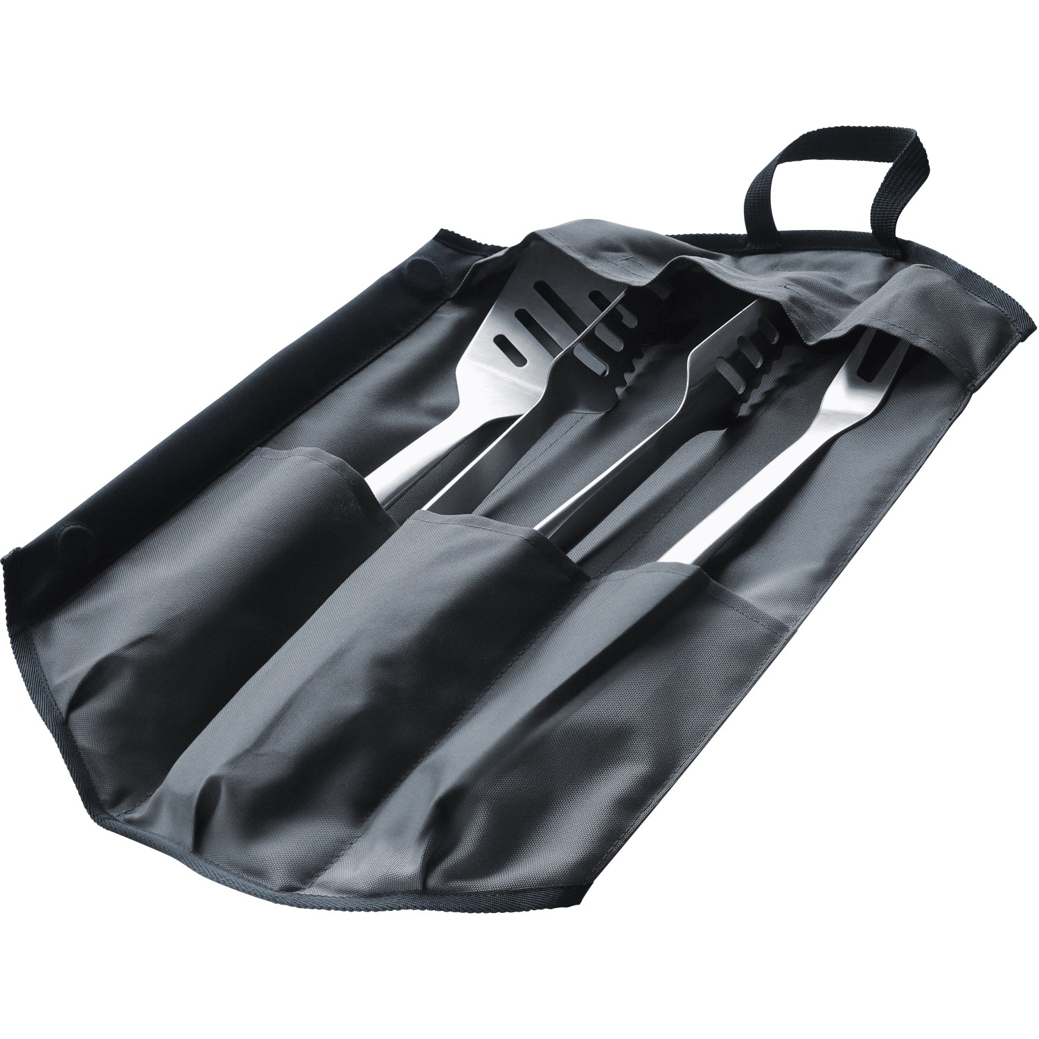 Enders®  Premium Grillbesteck Edelstahl 3er Set inkl. Tasche