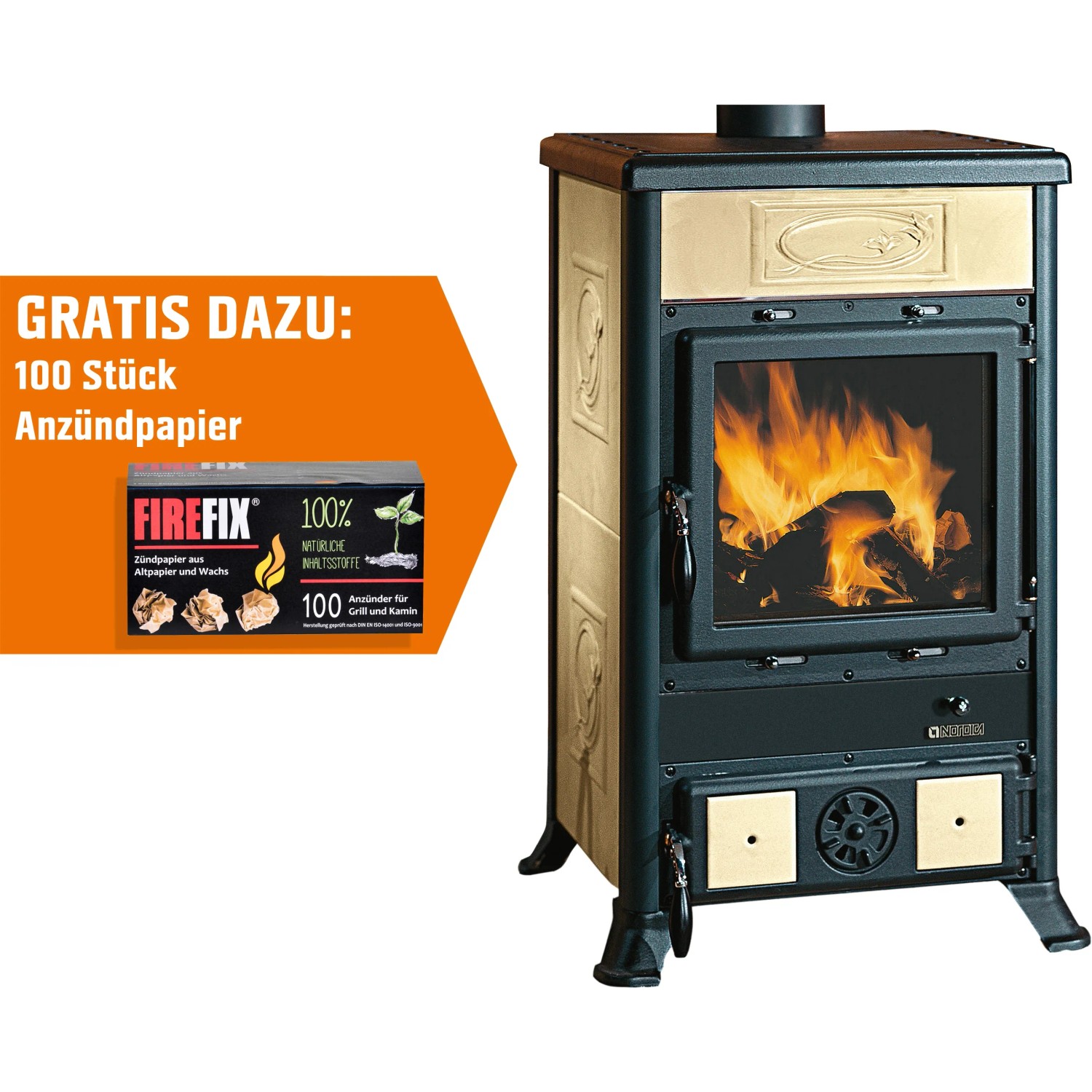 La Nordica Kaminofen Rosella Kachel 8,8 kW EEK: A