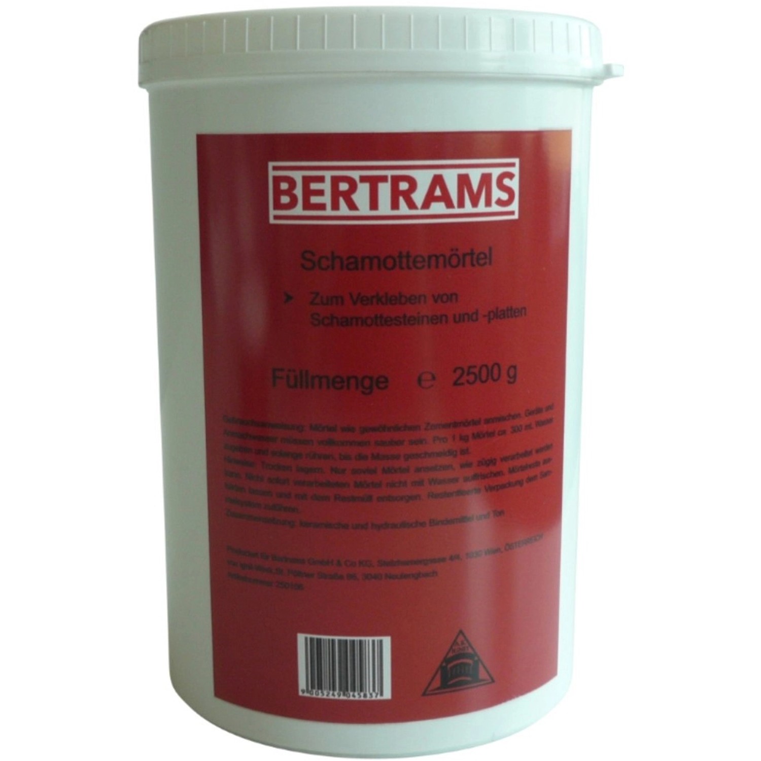 Bertrams Schamottmörtel 2,5 kg