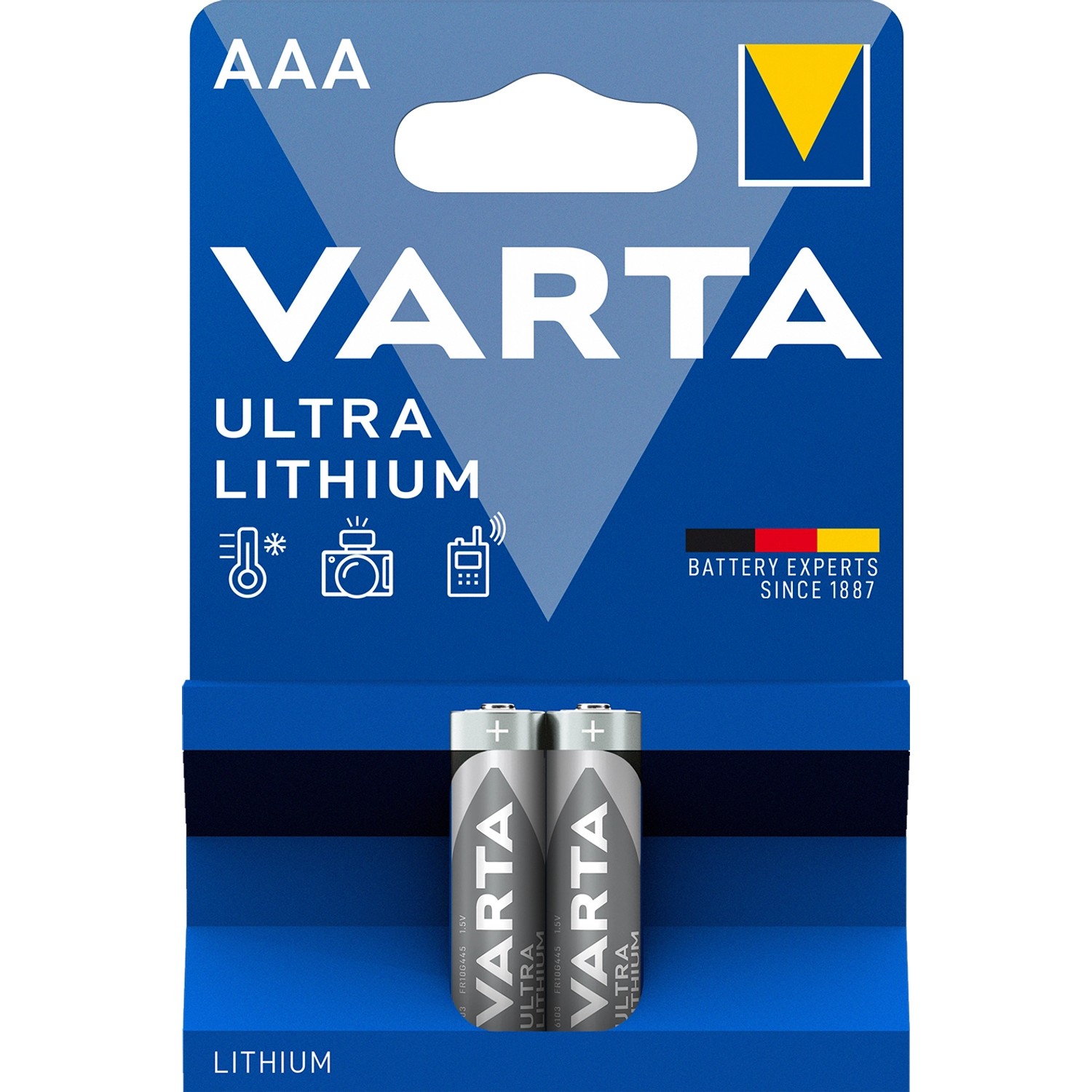 Varta Ultra Lithium Micro (AAA) Batterie 2 Stück