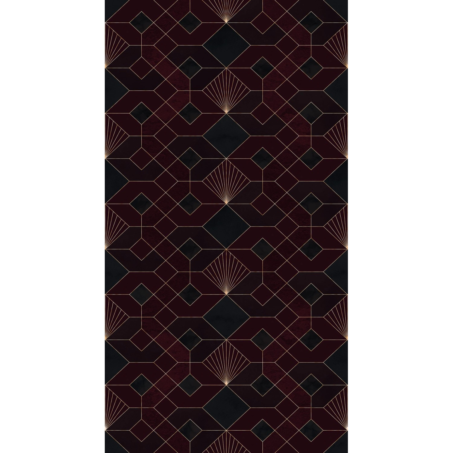 Komar Fototapete Vlies Coquilles Rouges  150 x 280 cm