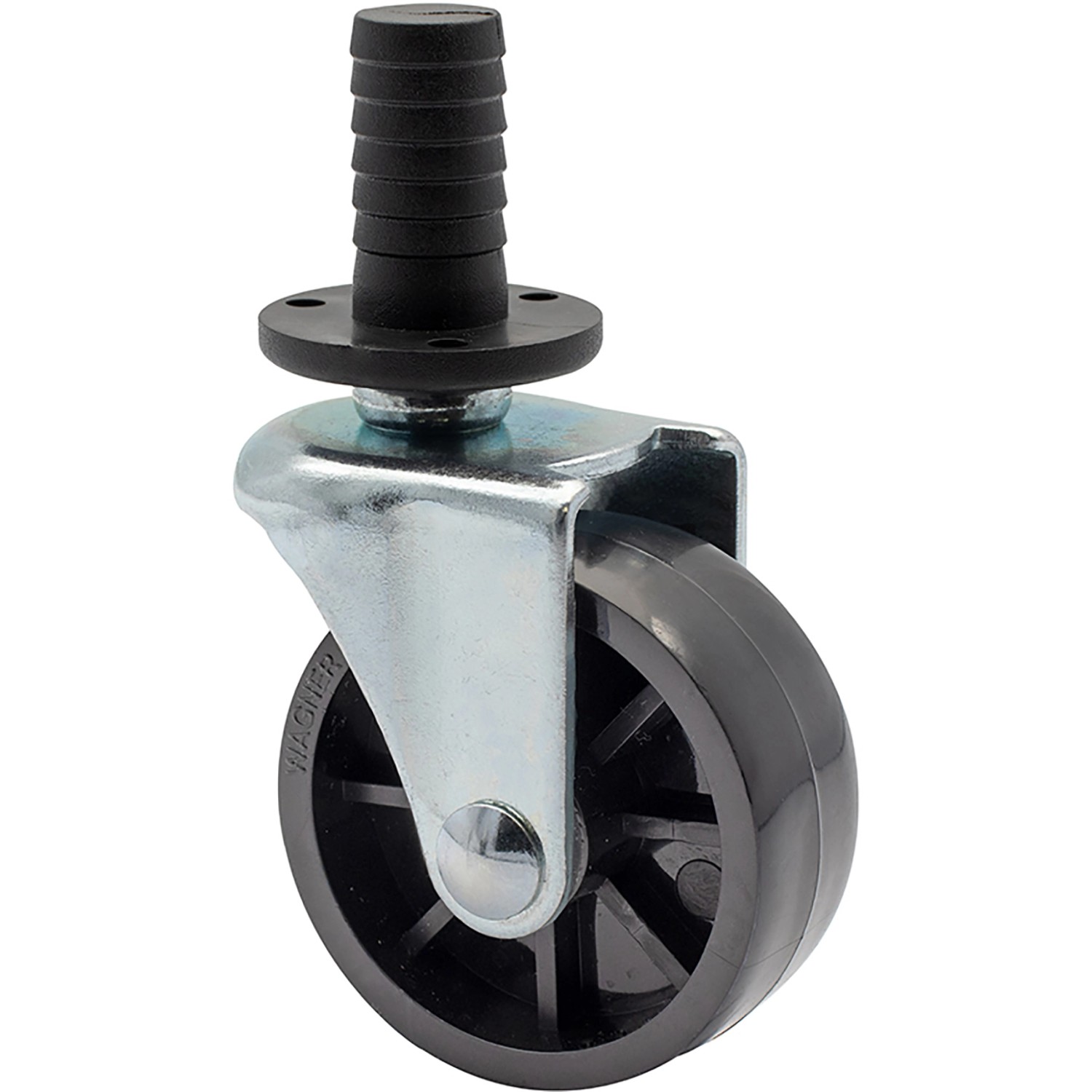 Wagner Lenkrolle Verzinkt Tragkraft 50 kg mit Gleitlager Stift & Hülse Ø 47 mm