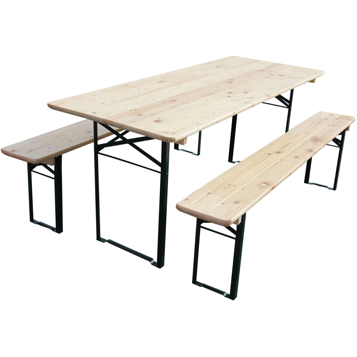 Bierzelt-Garnitur klappbar mit 70 cm breitem Tisch