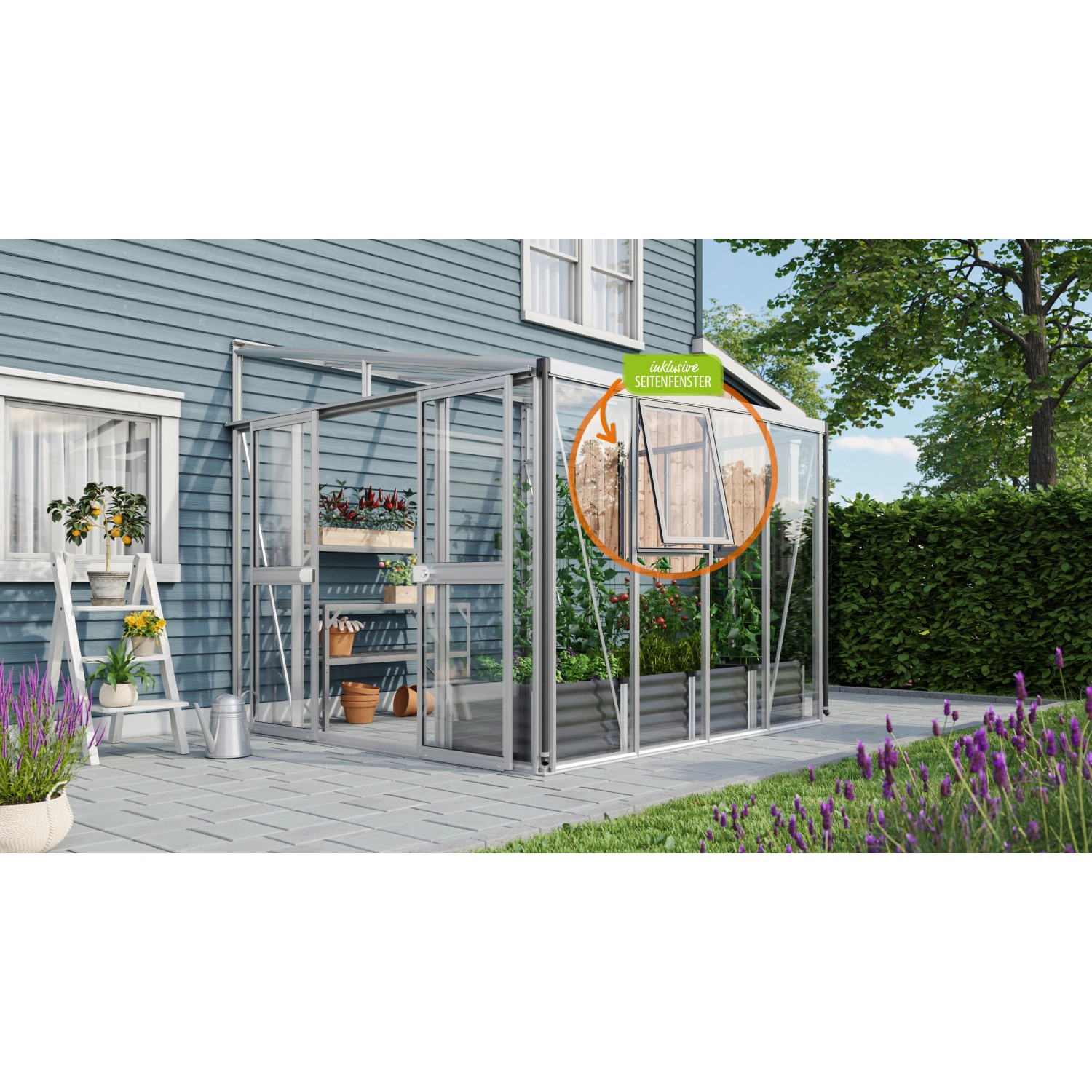 Vitavia Gewächshaus Athena 7000 Alu 7 m²