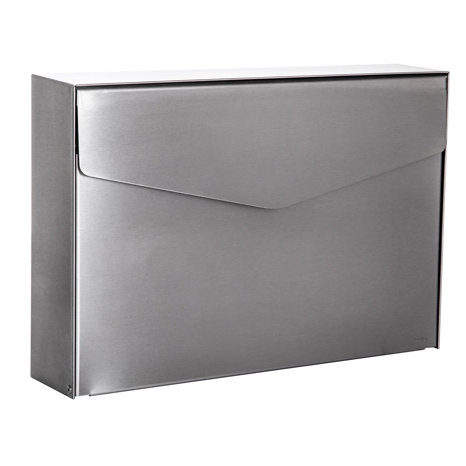 MEFA Briefkasten Letter 110 Edelstahl 24,9 cm x 35,4 cm x 8,6 cm