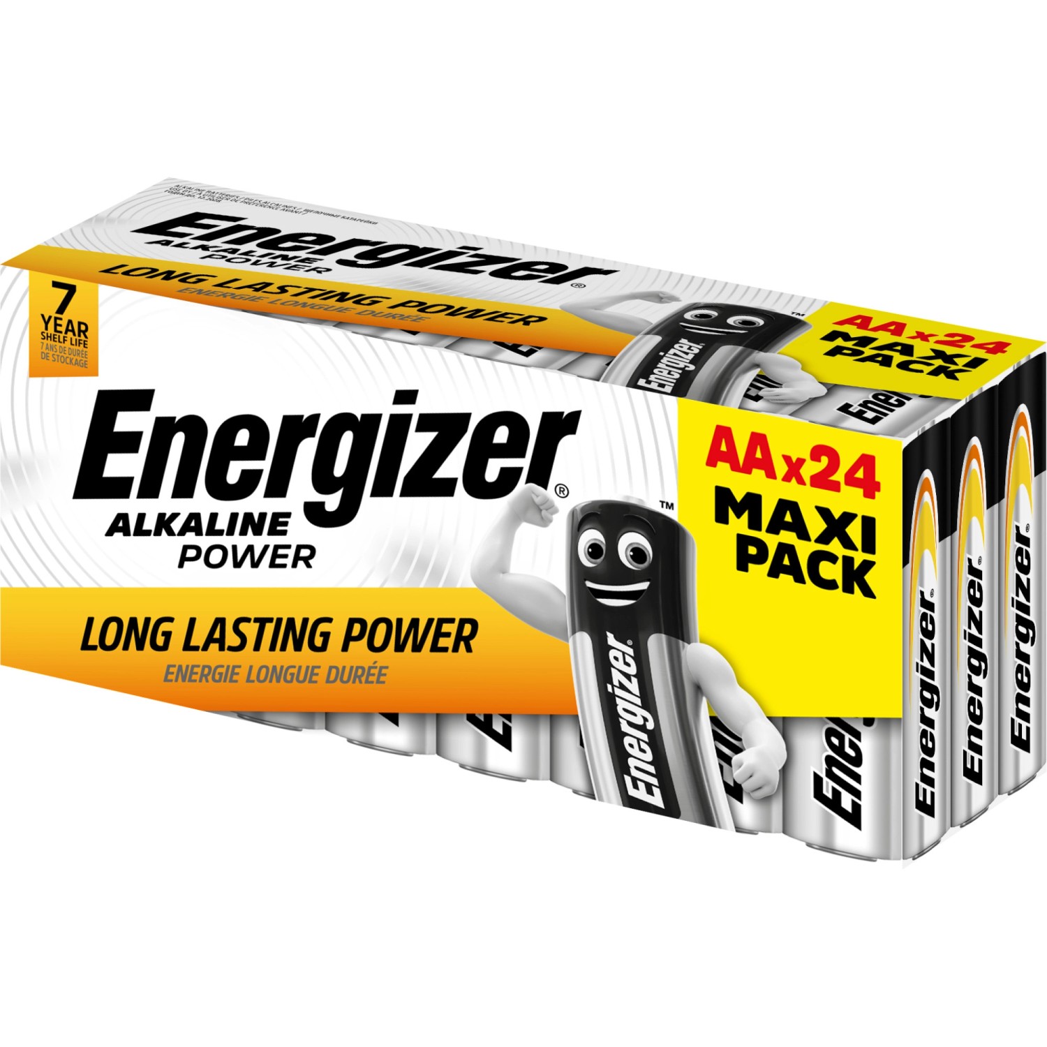 Energizer Batterie Alkaline Power Mignon AA 24 Stück Paper Box