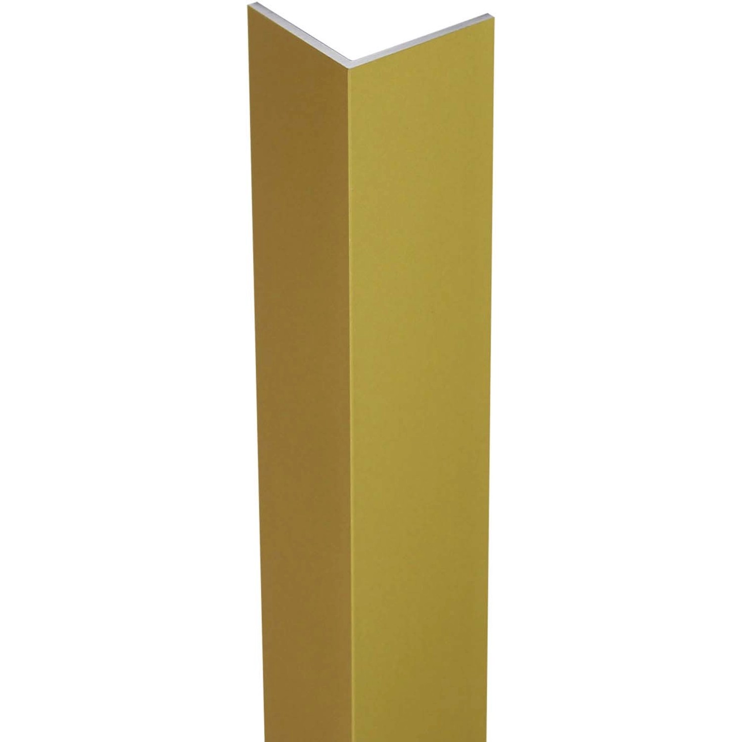 Arcansas Winkelprofil gleichschenklig Aluminium 20 mm x 20 mm x 1.000 mm Gold