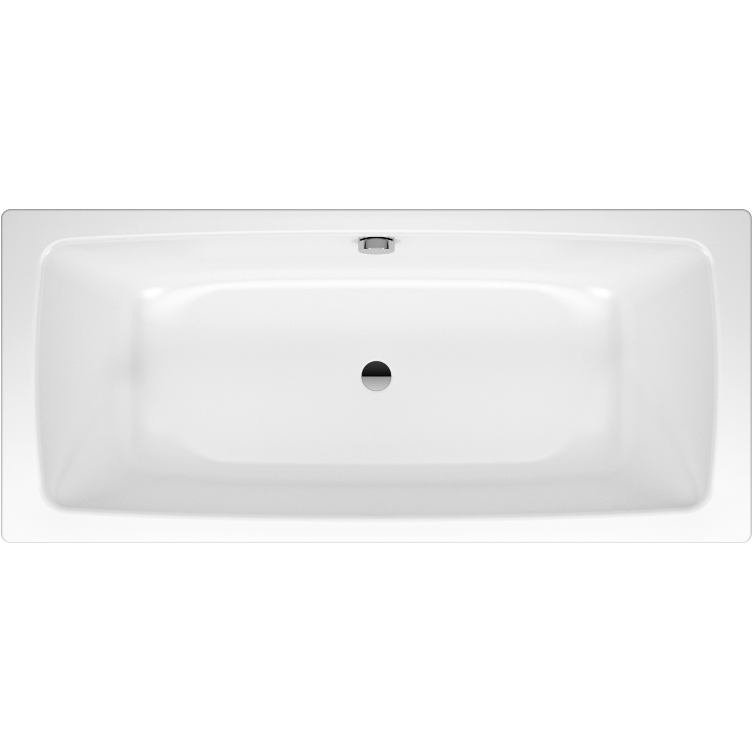 Kaldewei Rechteck-Badewanne Cayono Duo 180 cm x 80 cm Weiß