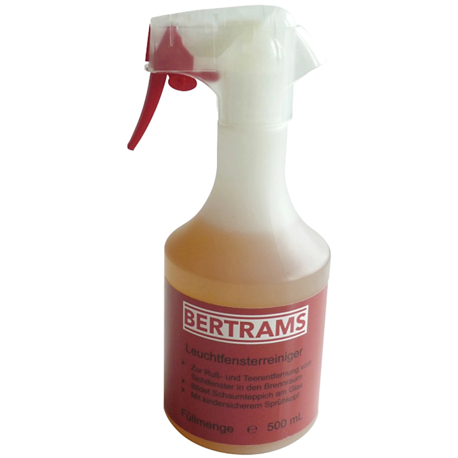 Bertrams Glasreiniger speziell für Kaminöfen 500 ml
