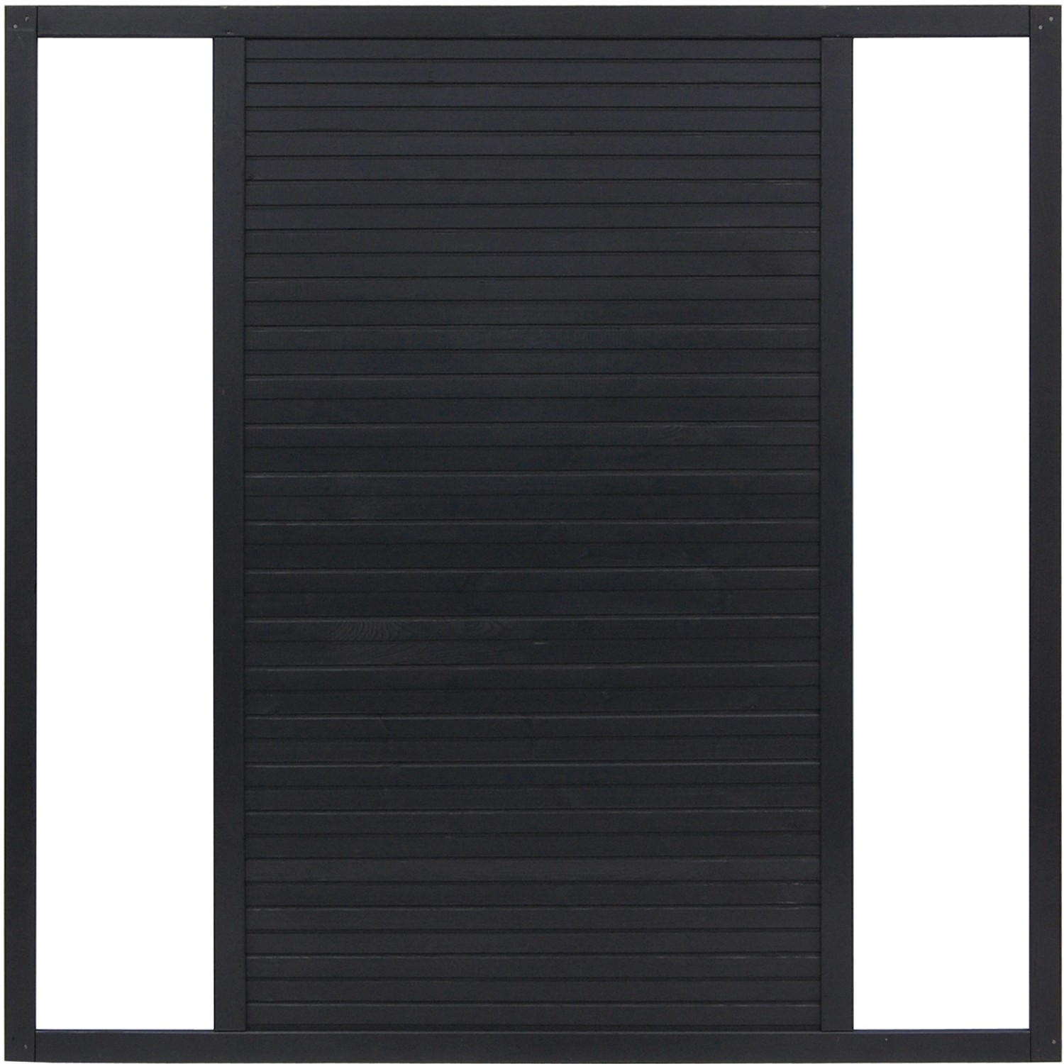 Sichtschutzzaun Element Duo Anthrazit 180 cm x 180 cm