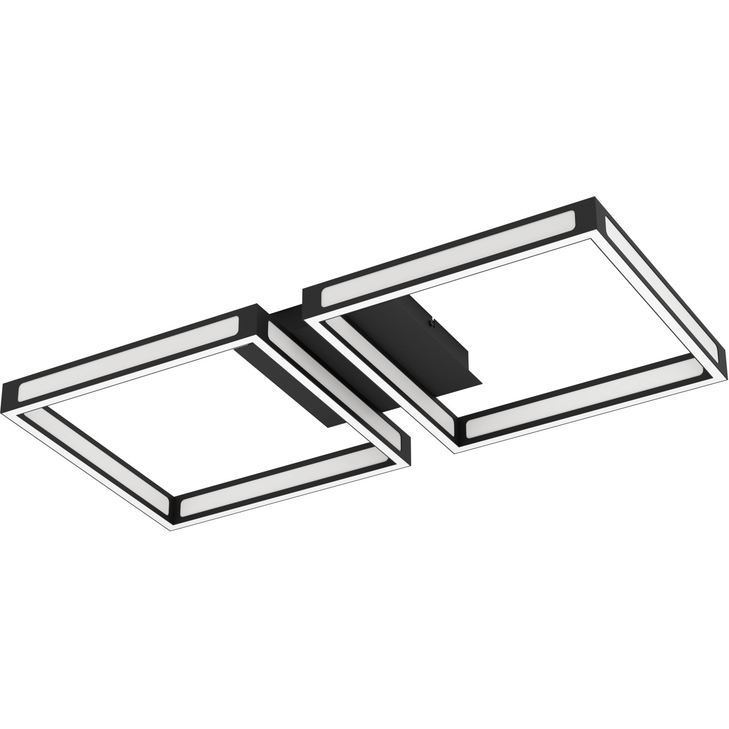 Eglo LED-Deckenleuchte Altaflor Schwarz-Weiß