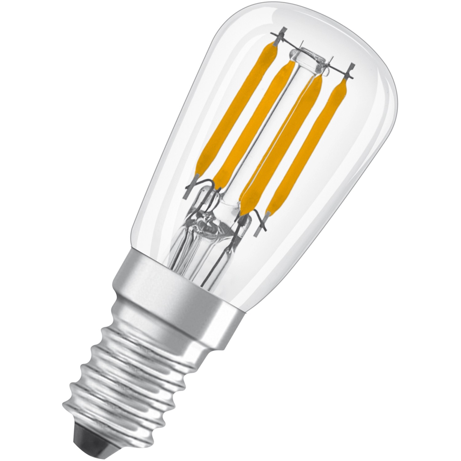 Osram LED-Lampe Classic E14 T-Form Klar 2,8W Tageslicht 250 lm 6,3x2,6 cm(H x Ø)