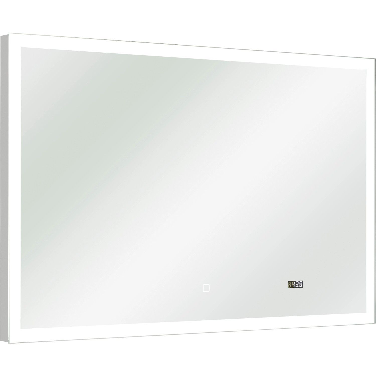 Pelipal Spiegel Quickset 360 mit LED 110 cm inkl. Uhr