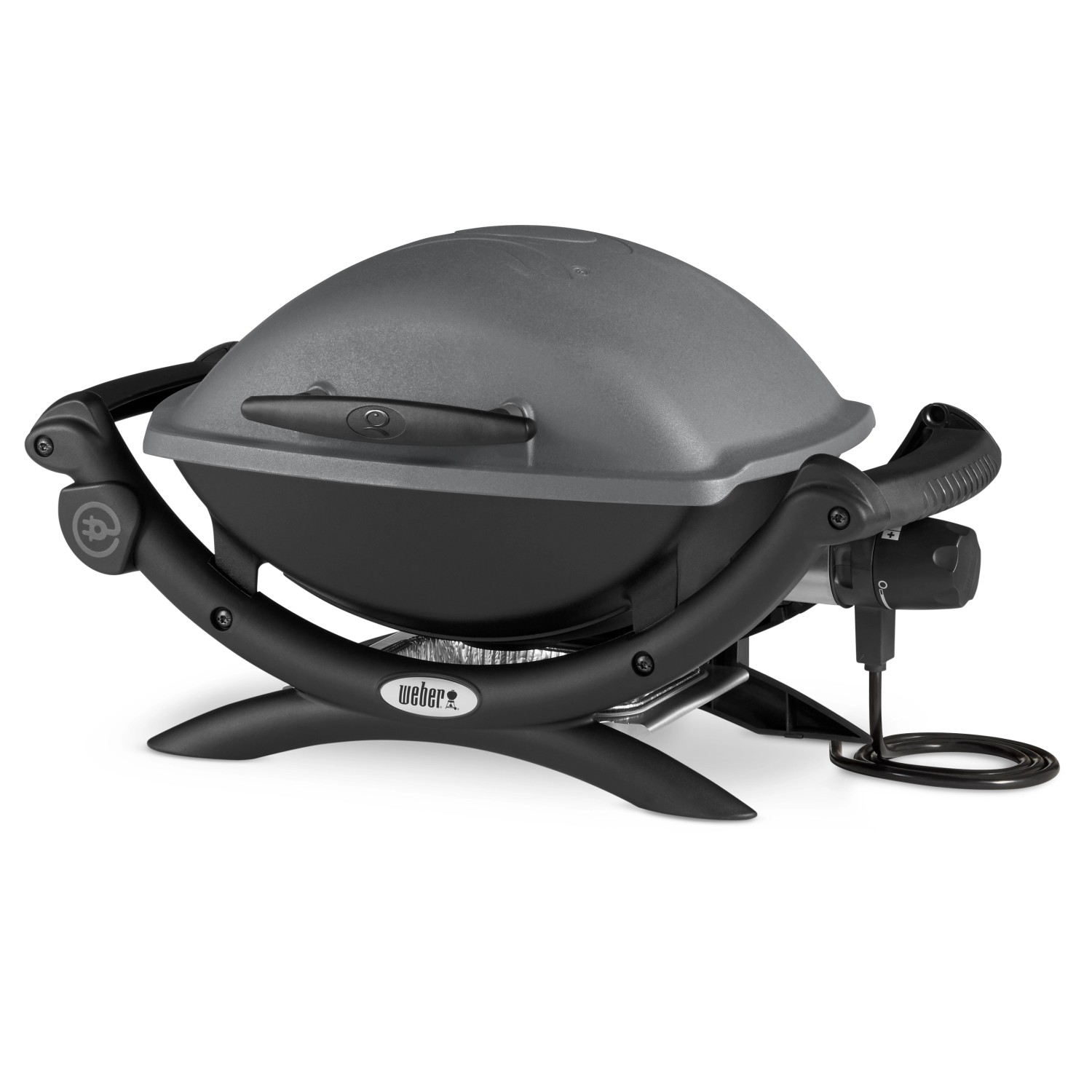 Weber Elektro-Tischgrill Q 1400 Dark Grey mit 2.200 W