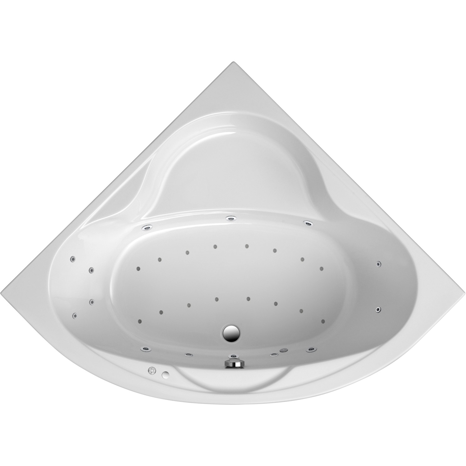 Ottofond Whirlpool Siam Exklusiv 140 cm Weiß