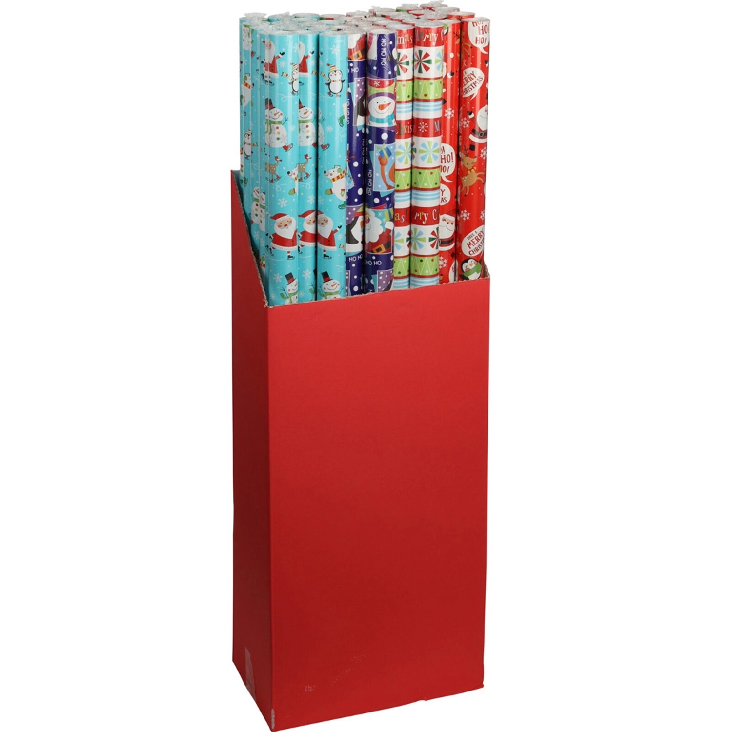 Geschenkpapier Weihnachten 500 cm x 100 cm 4fach sortiert