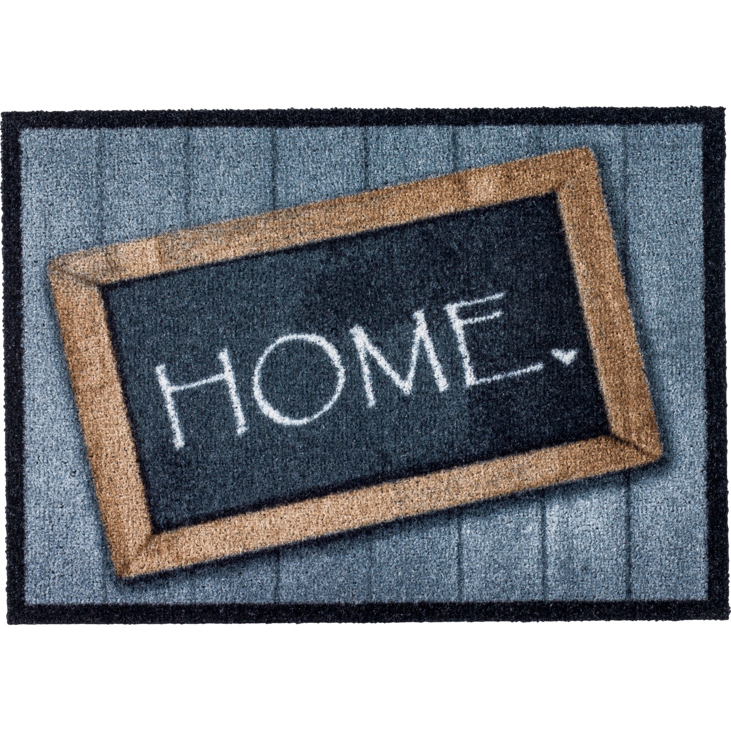 Astra Fußmatte Deco Brush 50 cm x 70 cm Home Schild