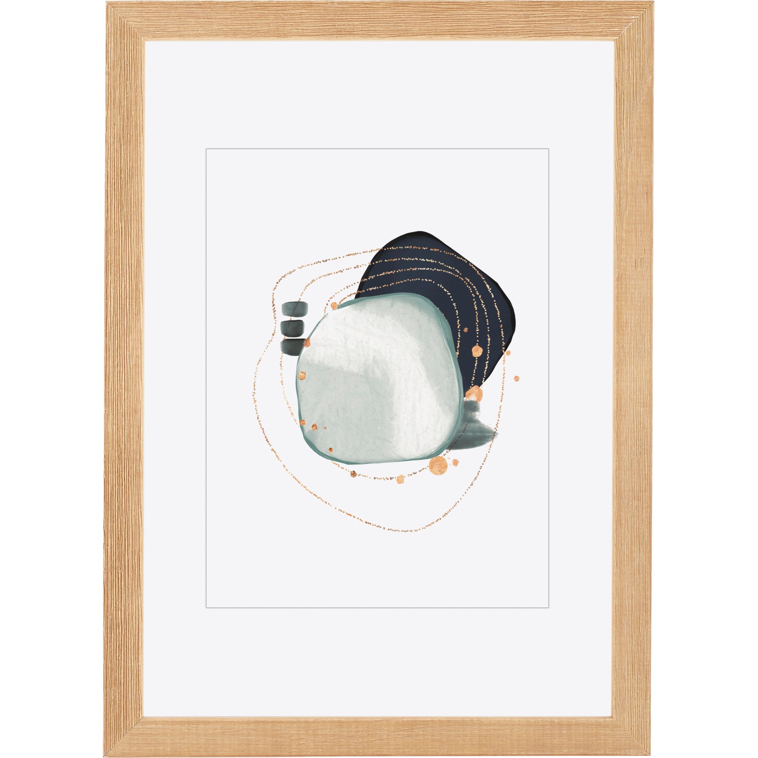 Holz-Bilderrahmen Eiche 21 cm x 29,7 cm