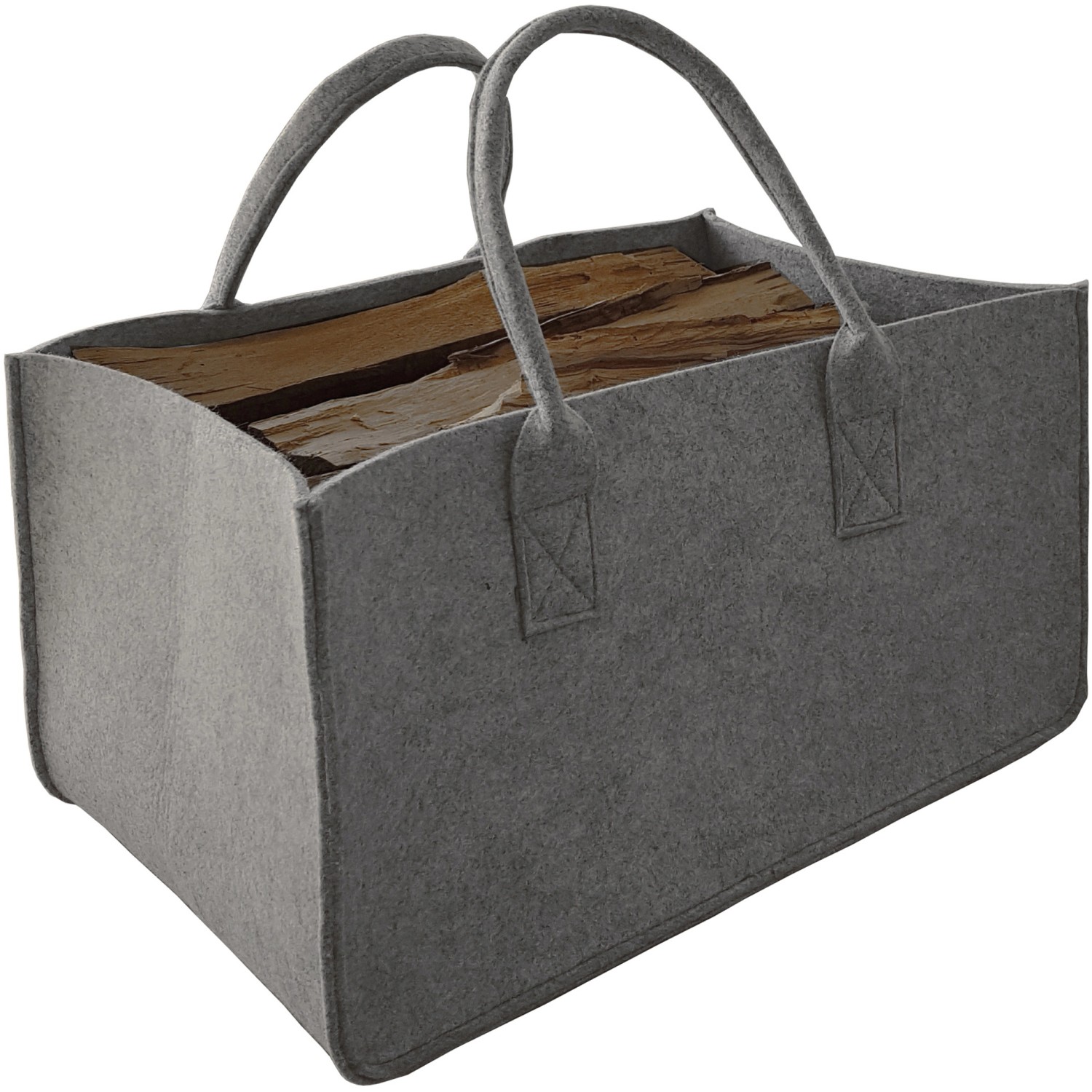 Filztasche zur Aufbewahrung faltbar Grau