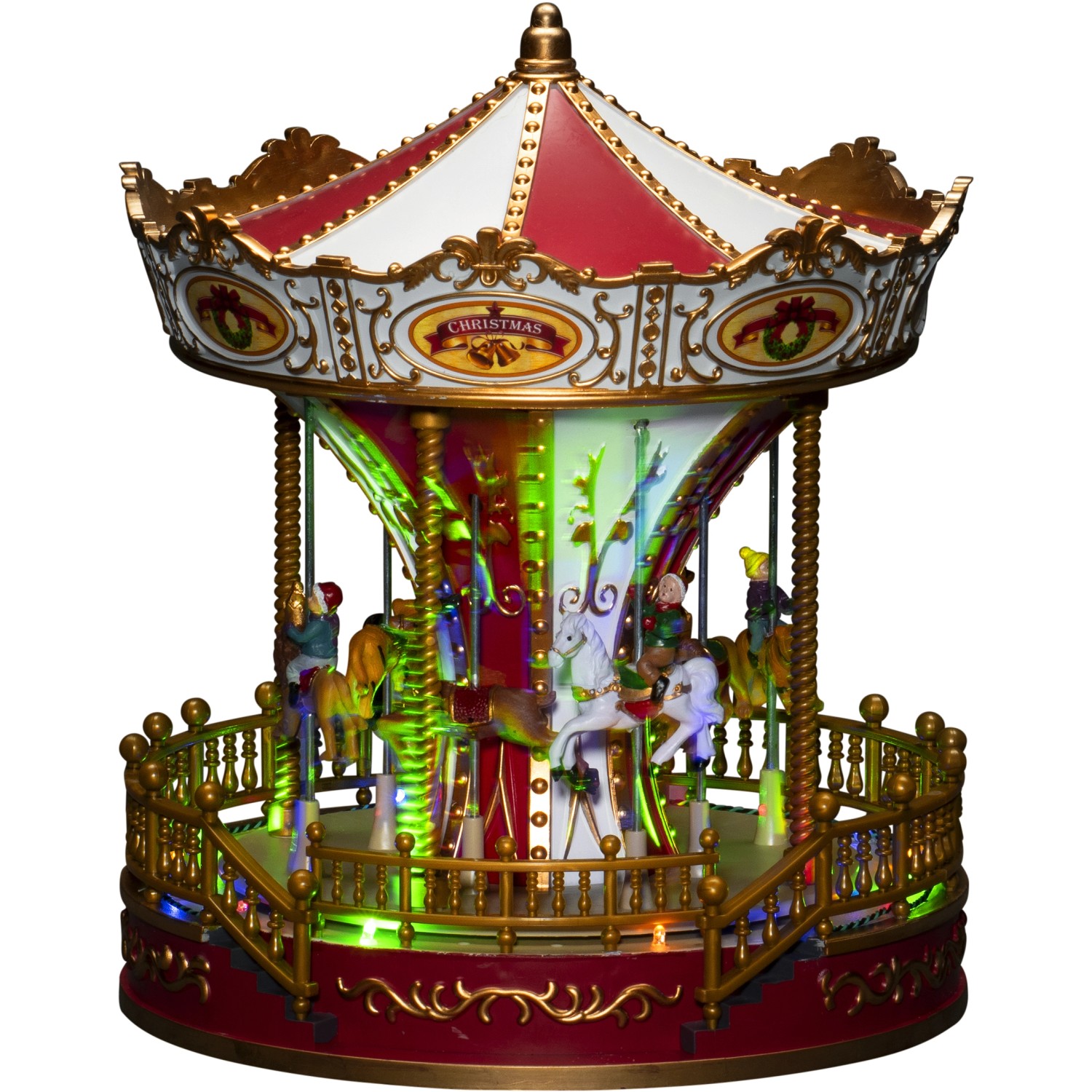 Konstsmide LED Szenerie Karussell mit Musik 16 Bunte Dioden
