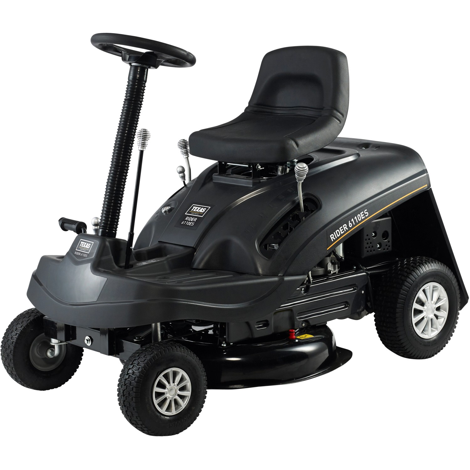 Texas Benzin-Aufsitzmäher Rider 7600 2 in 1 mit Mulch-Kit