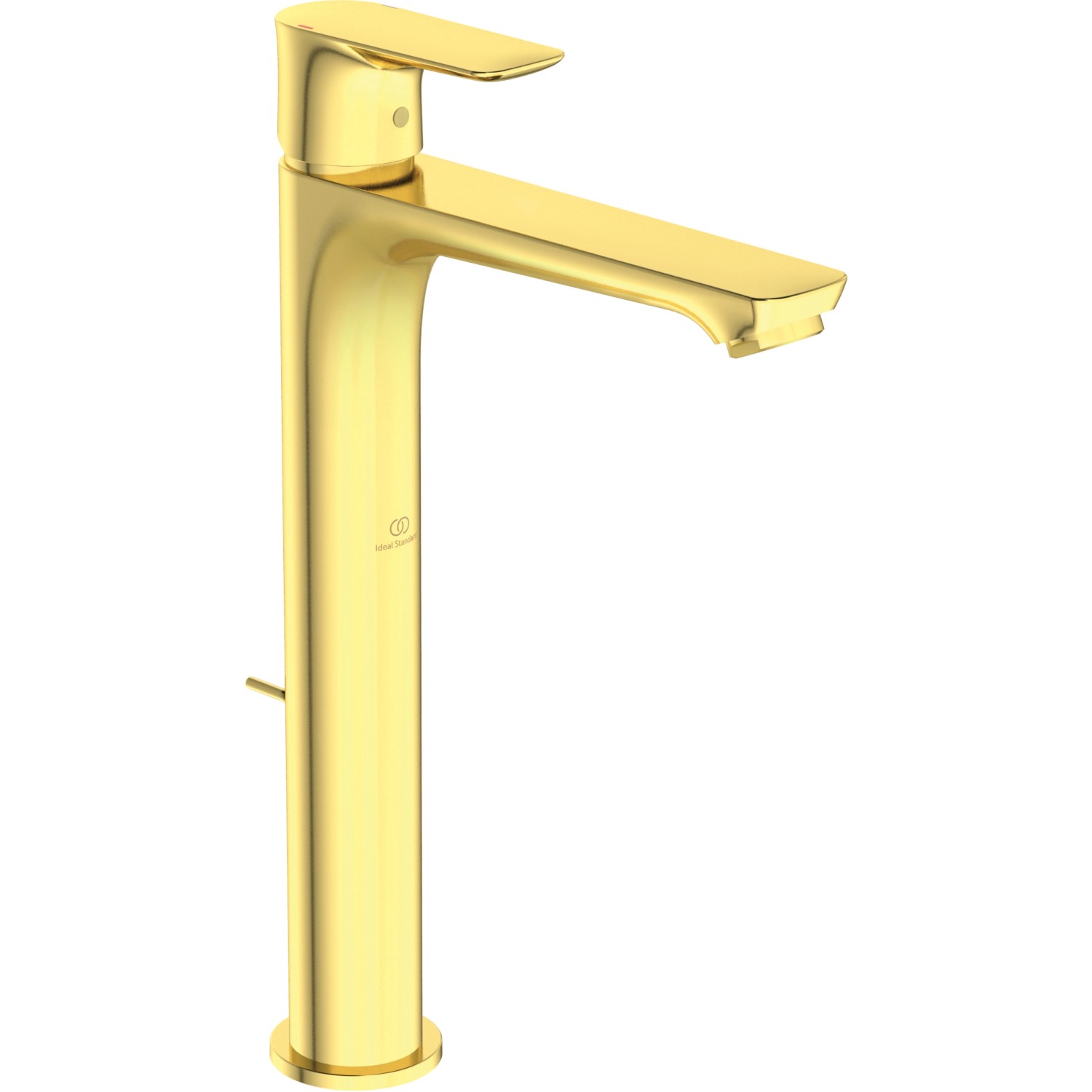 Ideal Standard Waschtischarmatur Connect Air verlängerter Sockel Brushed Gold