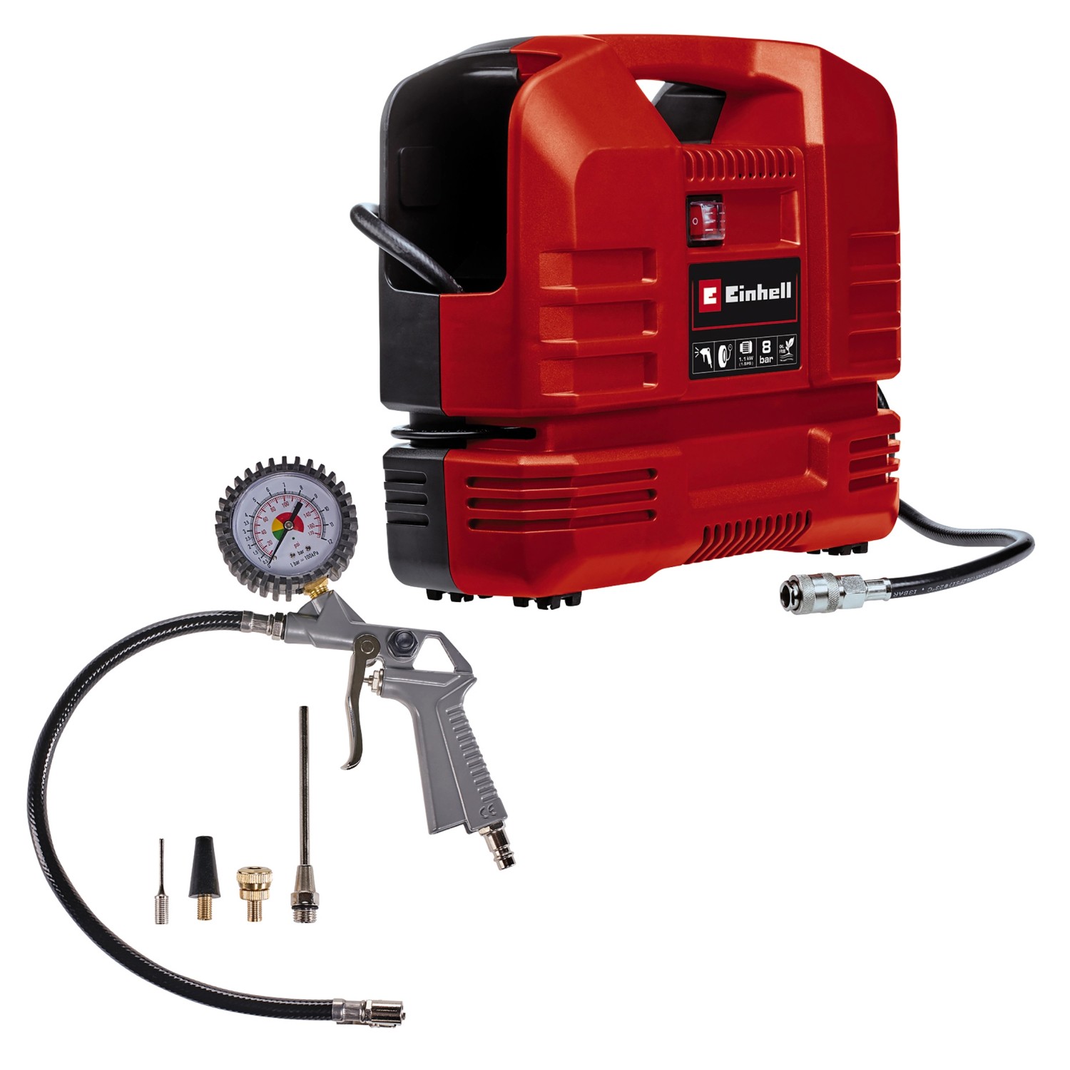 Einhell Koffer-Kompressor-Set TC-AC 190 Ölfrei