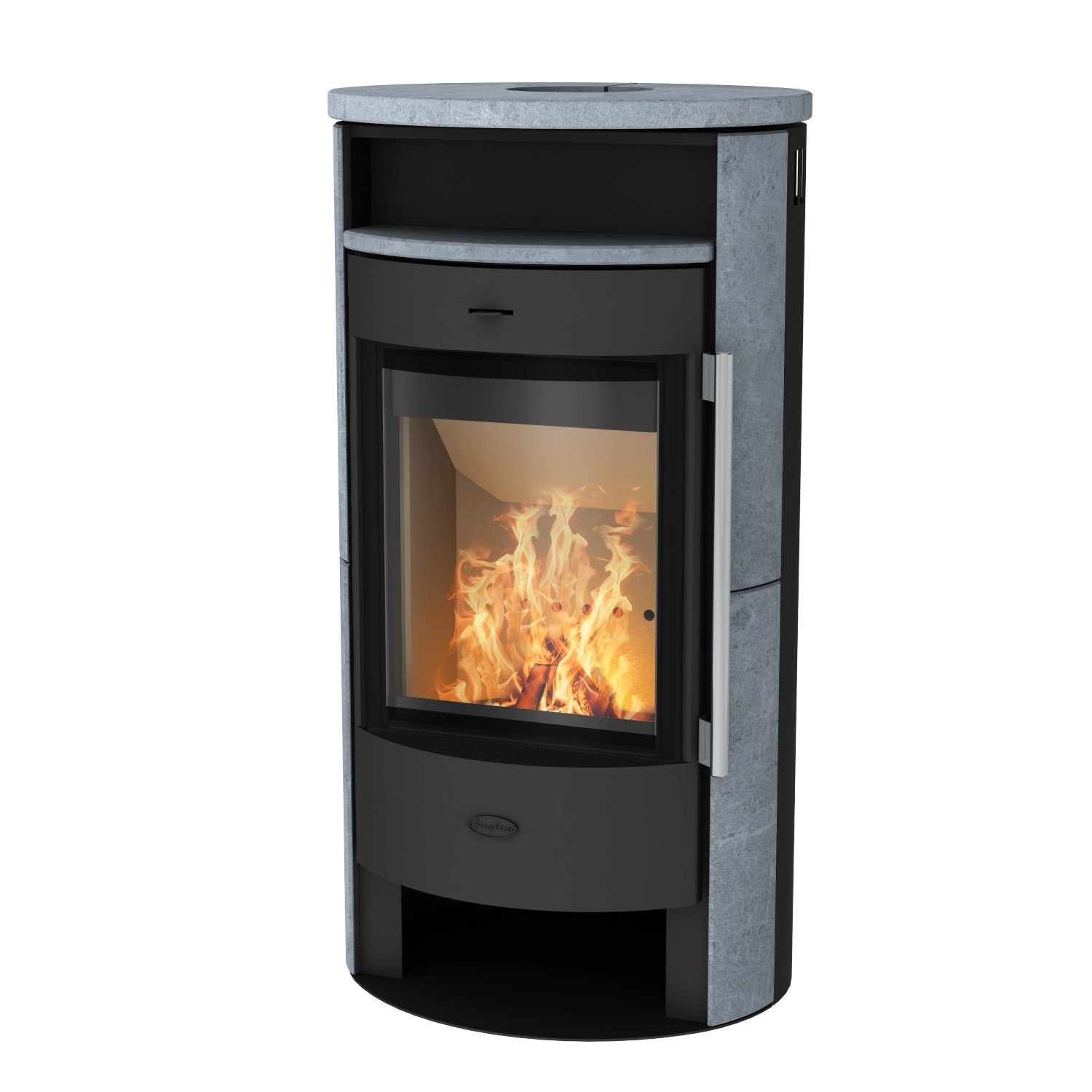 Fireplace Durago Kaminofen Speckstein Schwarz 6 kW