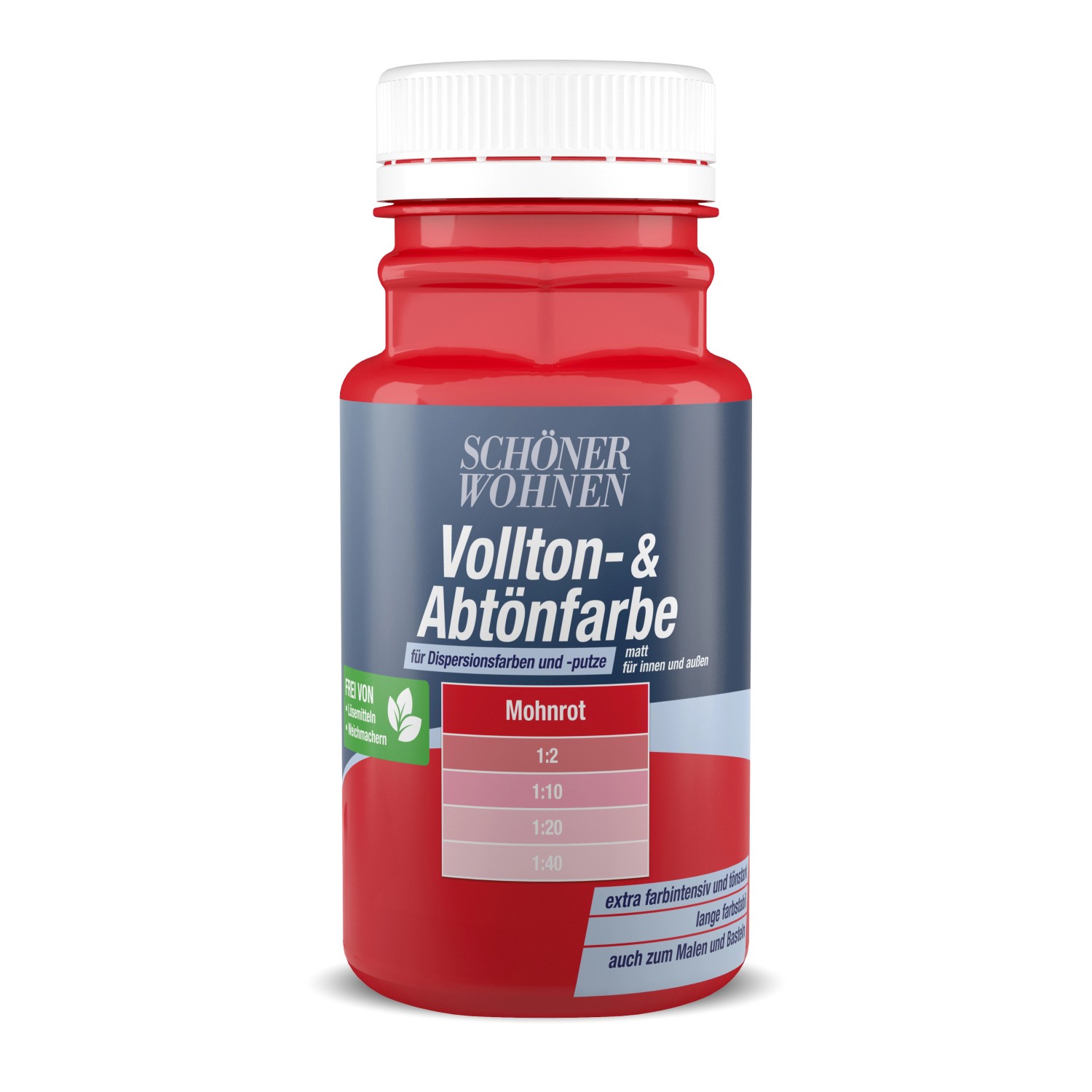 Schöner Wohnen Voll- und Abtönfarbe Mohnrot 125 ml