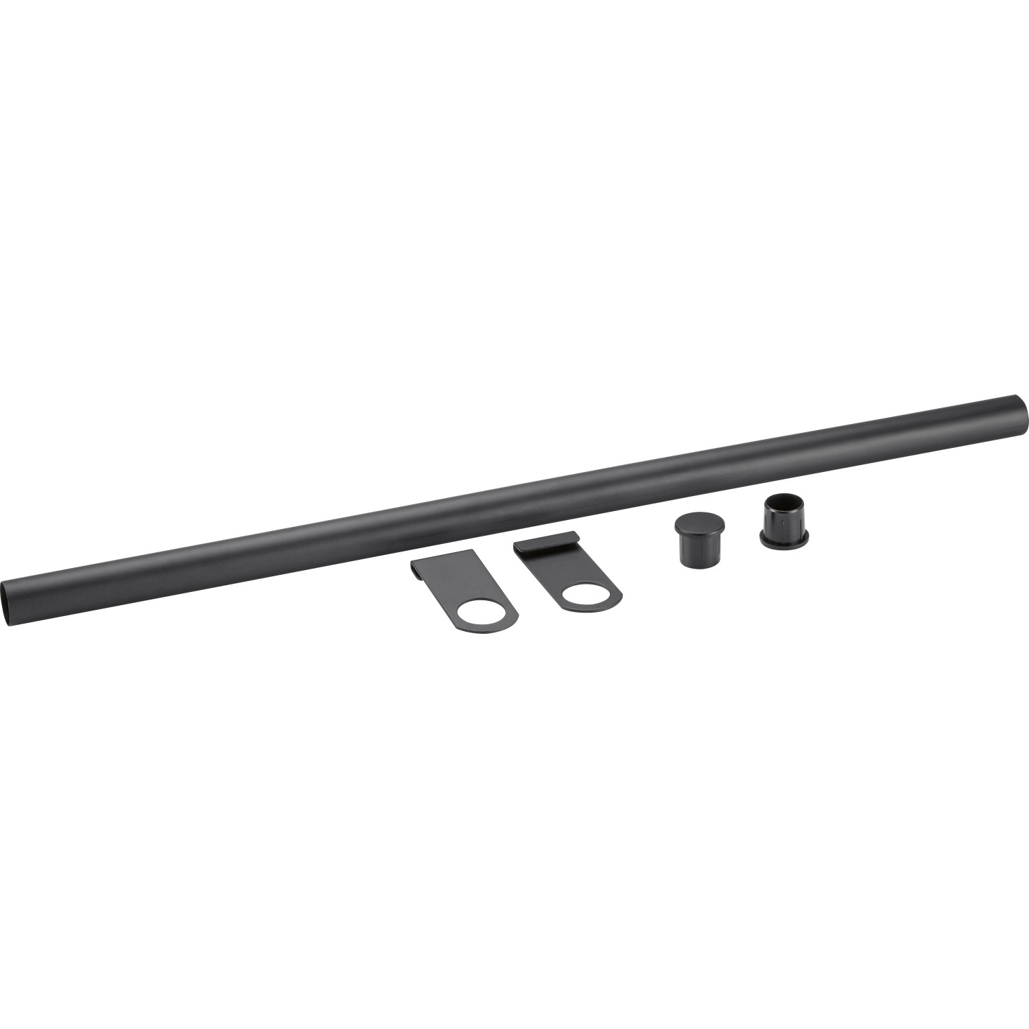Metall-Kleiderstange 60 cm x 3,5 cm Matt-Schwarz