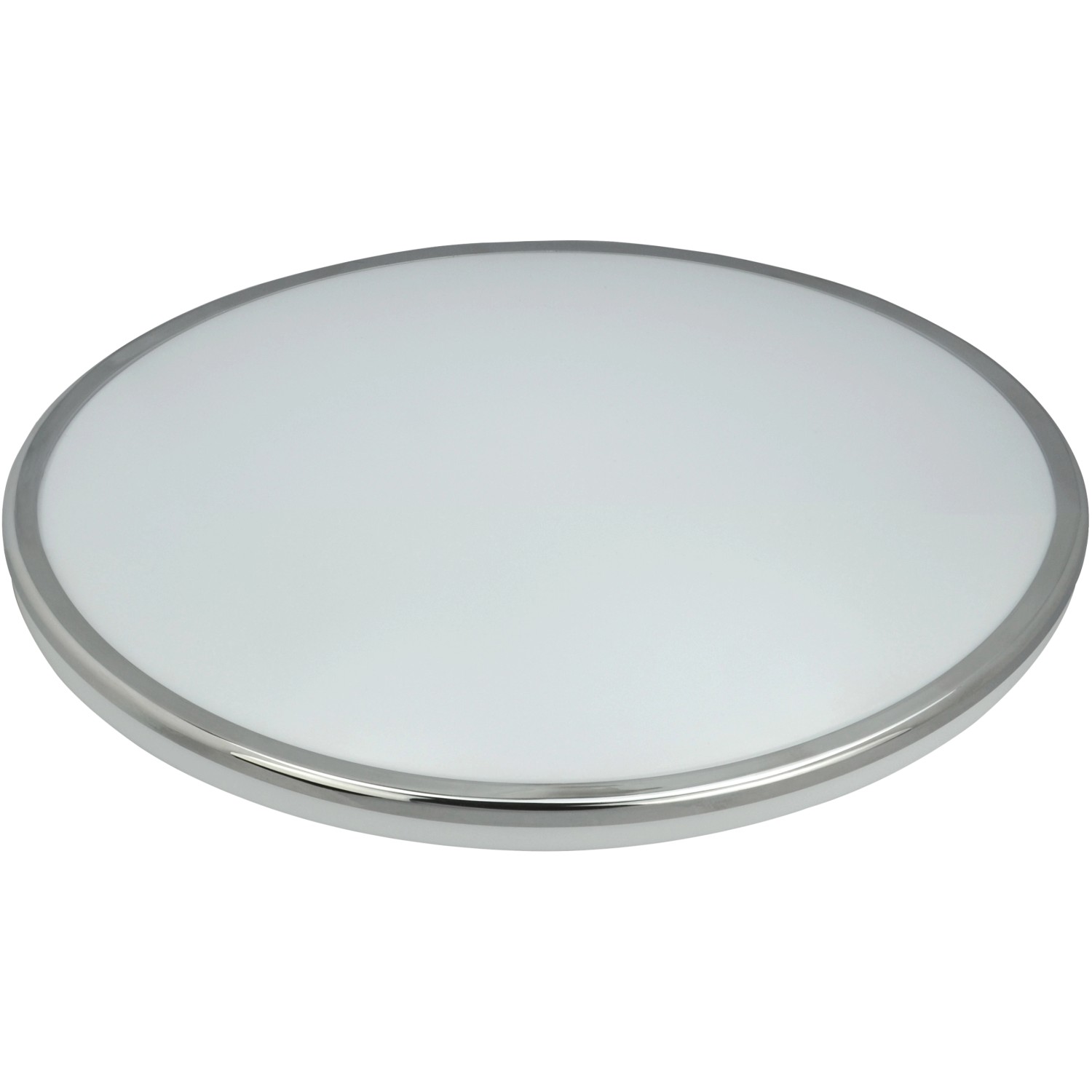 LED-Wand- und Deckenleuchte IP44 18 W Ø 33,5 cm Farbwechsel Weiß-Chrom-Glänzend
