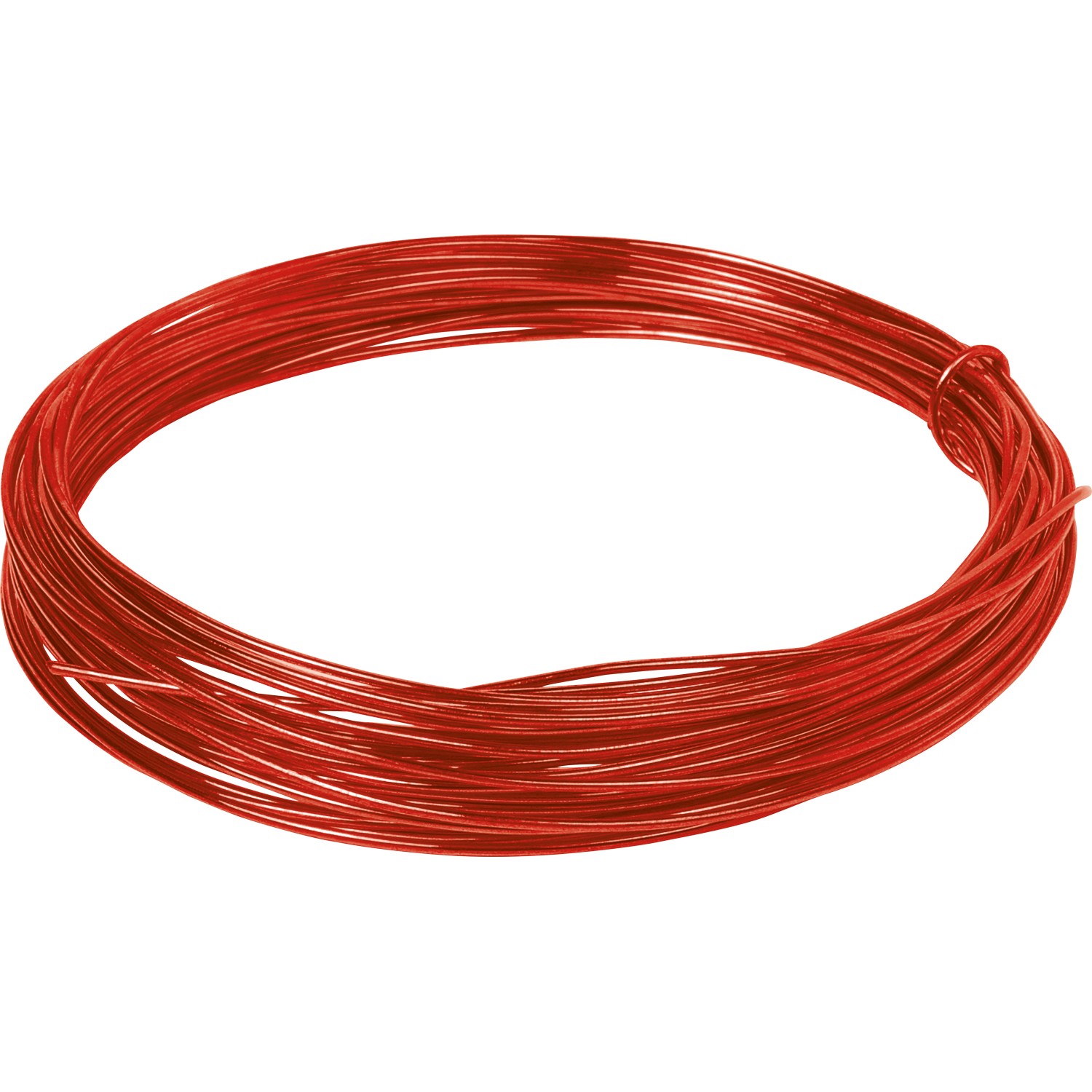 Aludraht Ø 1,6 mm x 12 m Rot