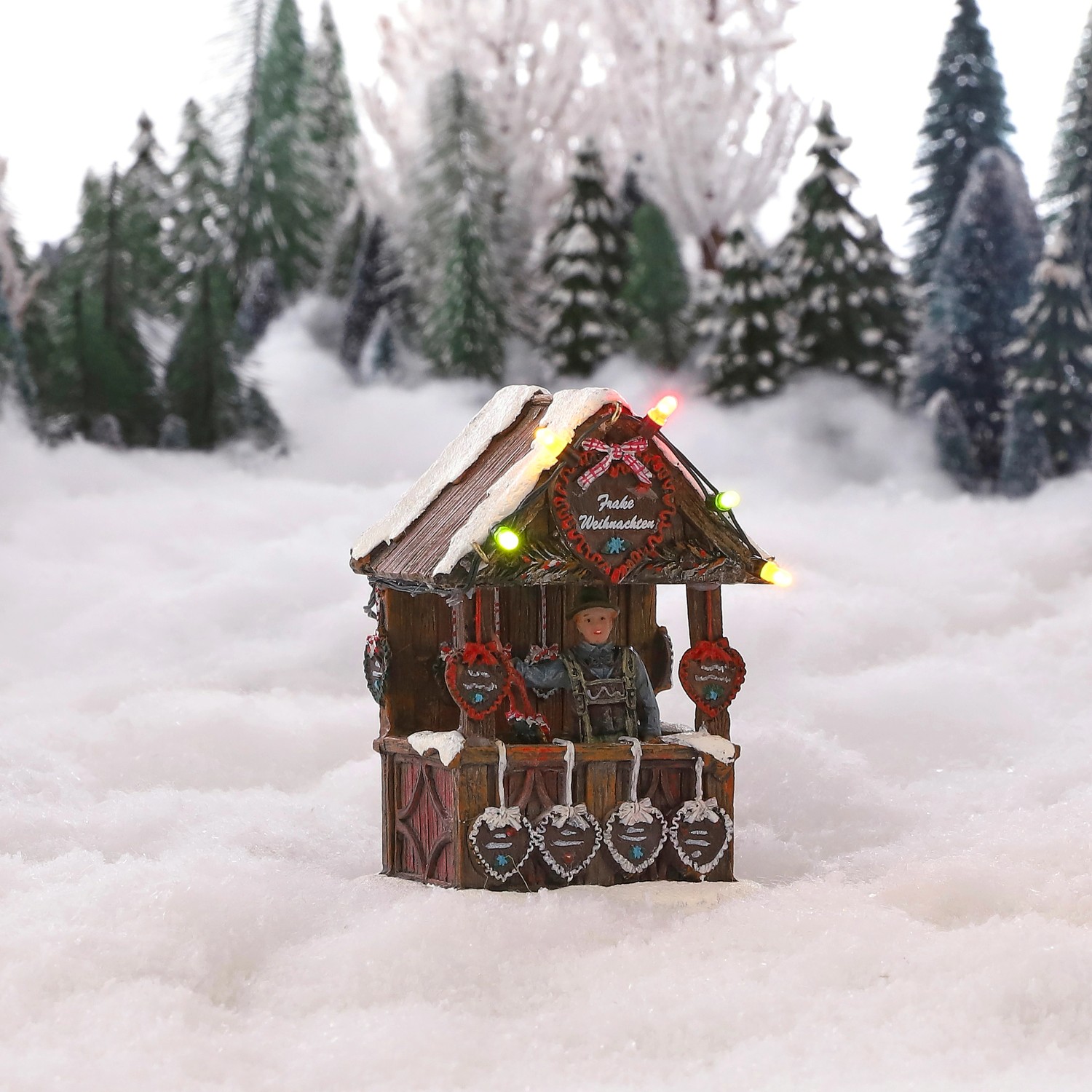 Weihnachtsmarkt Batteriebetrieb L8 x B7 x H11 cm