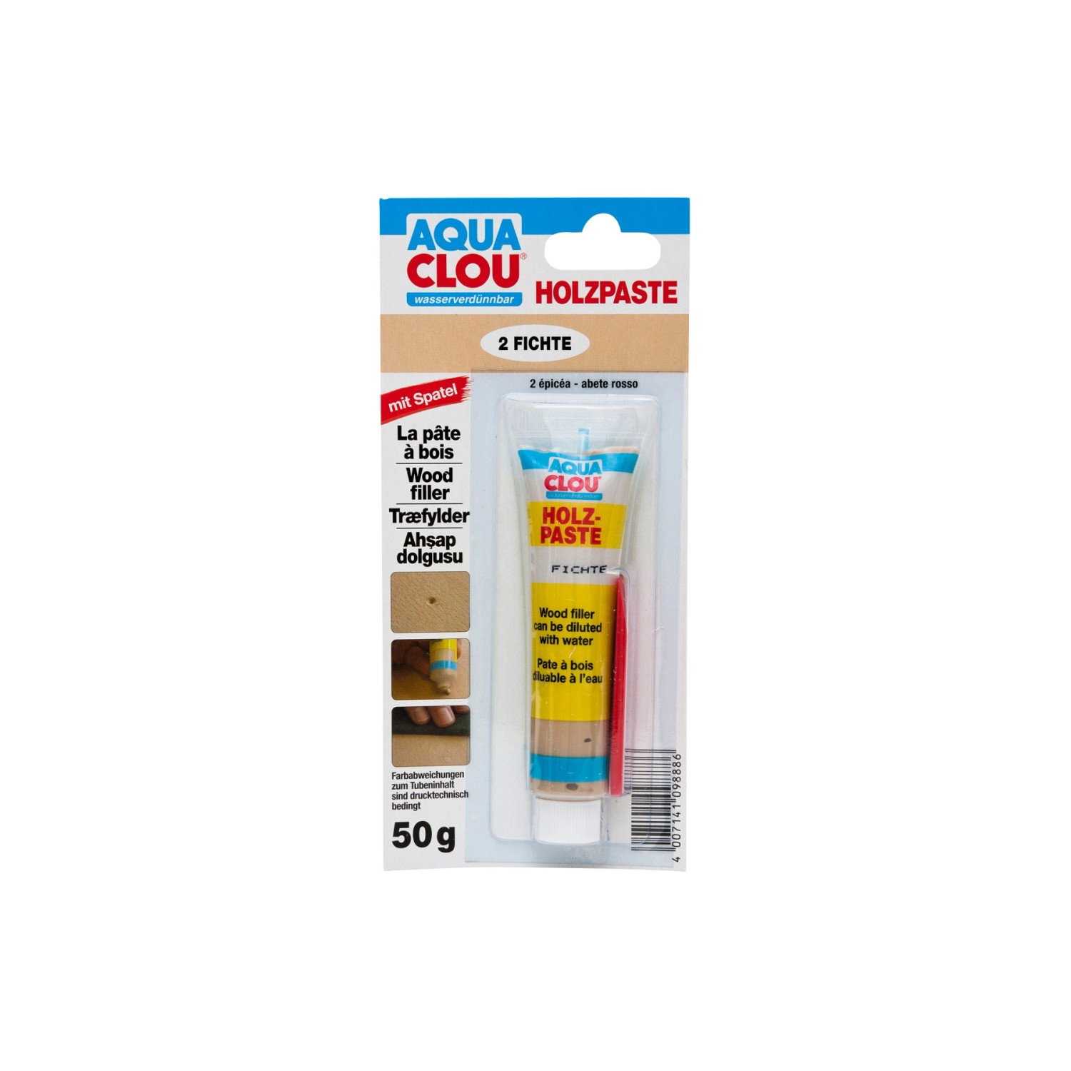 Clou Holzpaste wasserverdünnbar Fichte 60 g