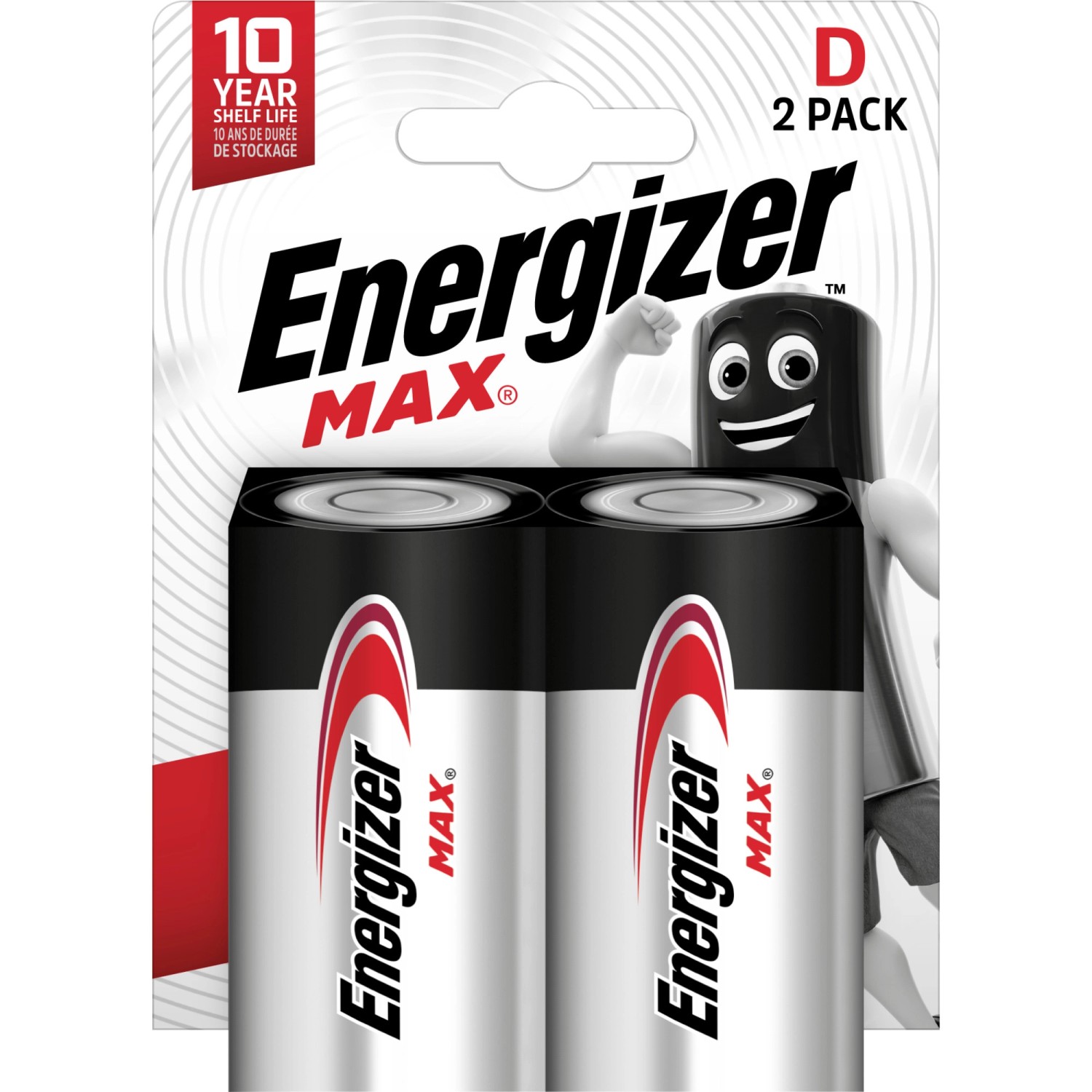 Energizer Alkaline Batterie Max D Mono 2 Stück