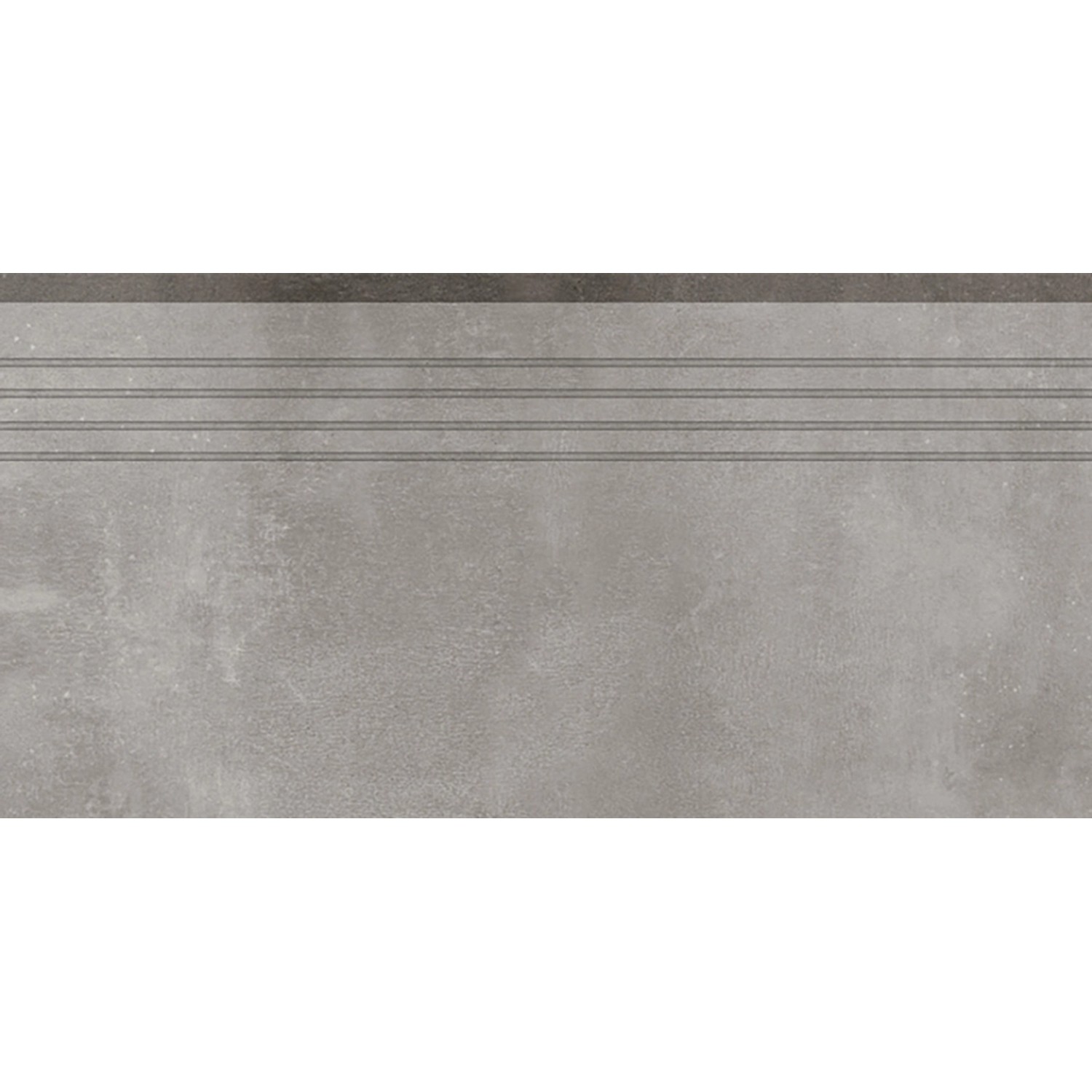 Trittstufe Denver Feinsteinzeug Glasiert Matt Grey 30 cm x 60 cm